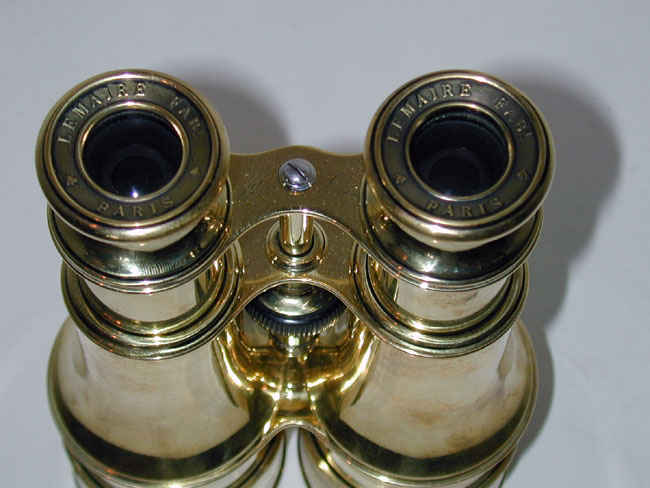 Pair of French Military All-Brass Binoculars by LeMaire of Paris Circa 1880 — image 2