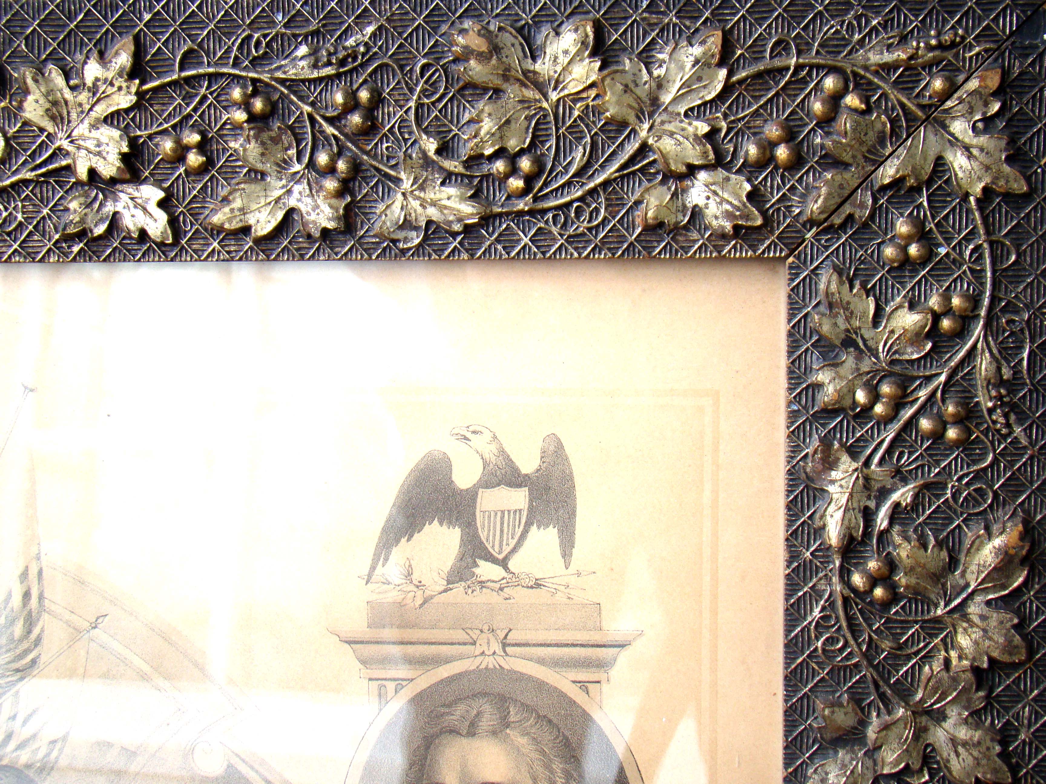 A rare 19th century lithograph entitled "OUR TWENTY TWO PRESIDENTS" published in 1884 — image 3