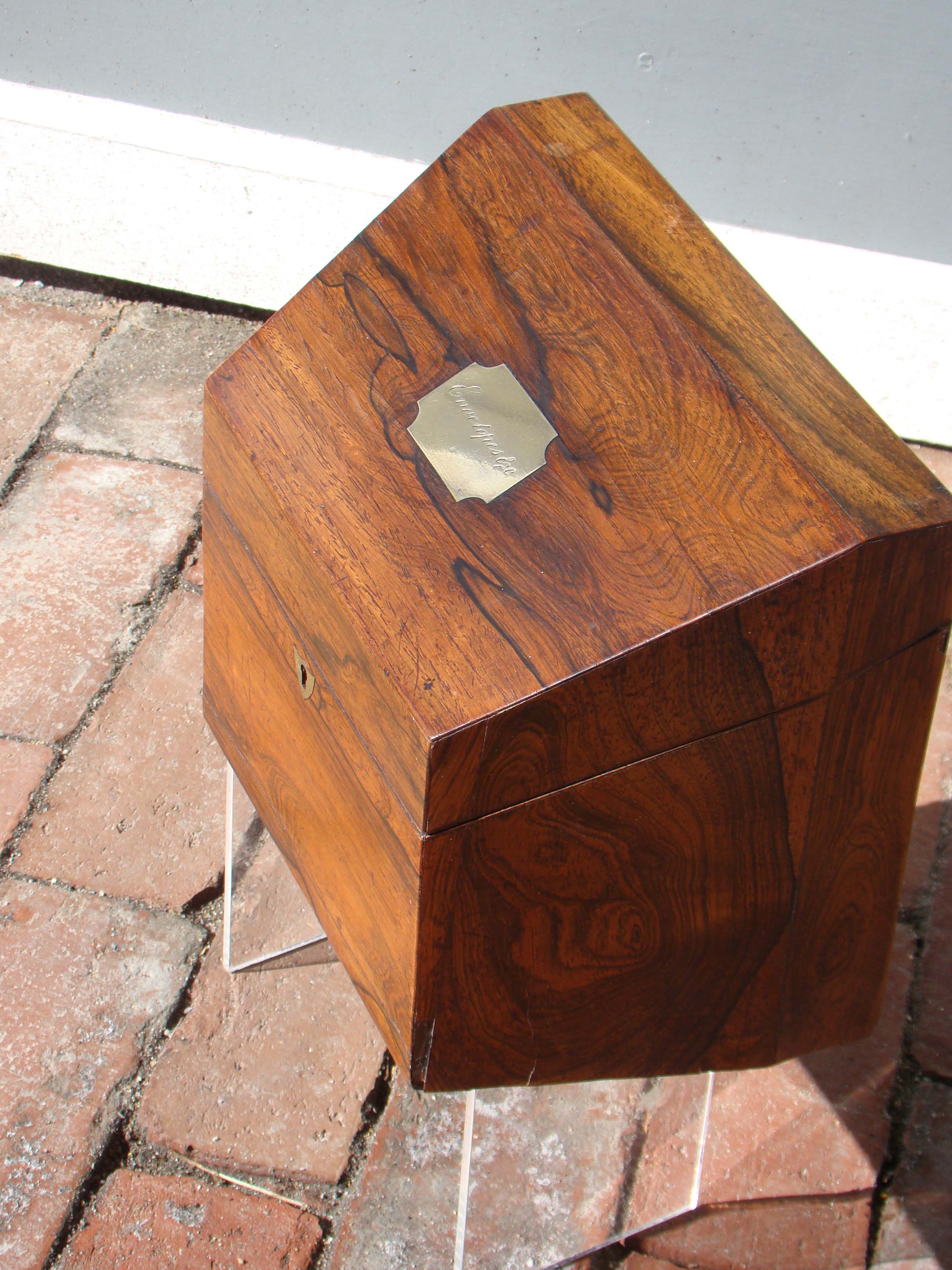 A Victorian "Kingswood" veneered envelope box circa 1850 — image 3