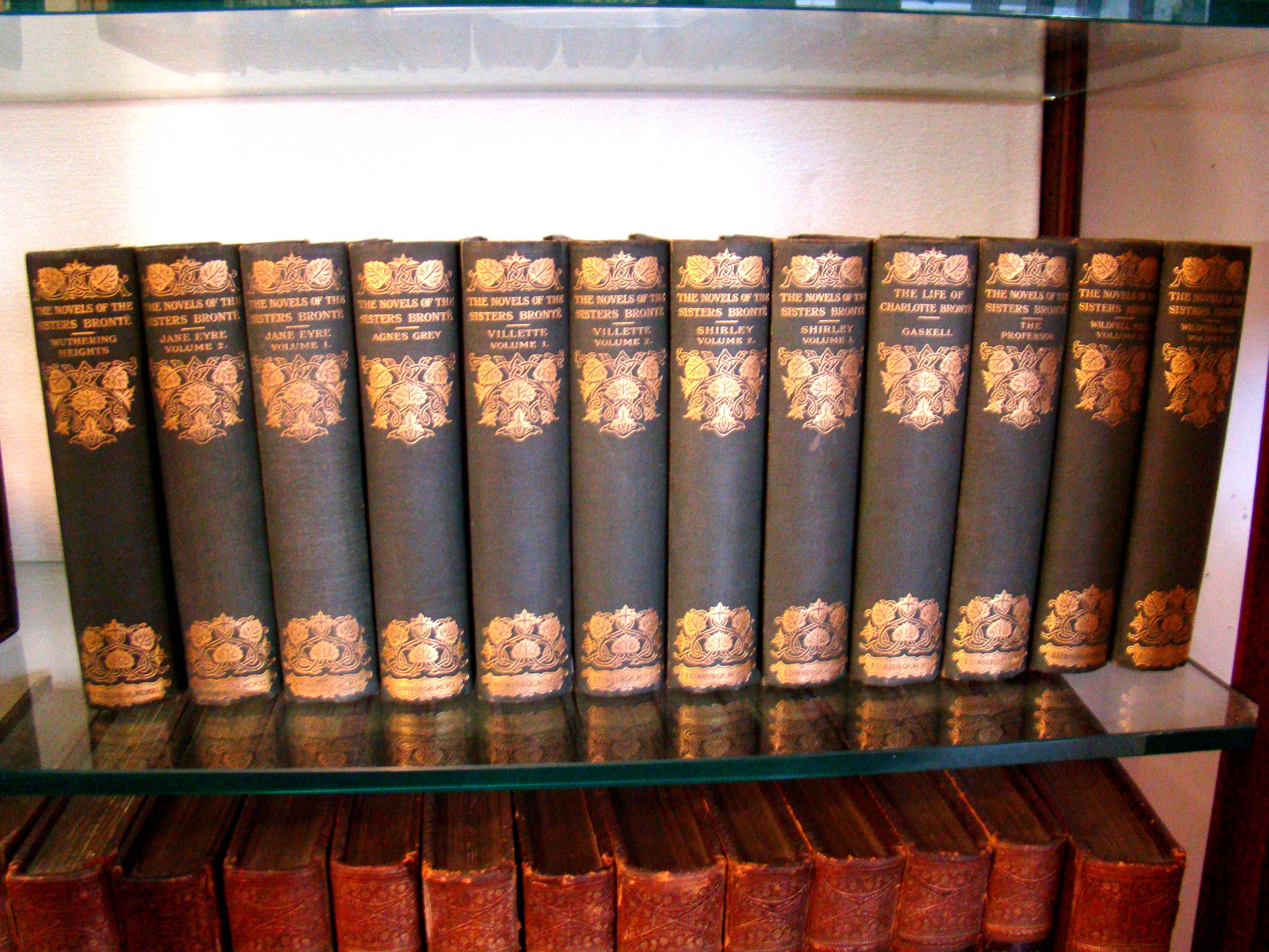 A fine and complete 12 volume set of "The Novels of the Bronte Sisters," Thornton Edition, published by John Grant of Edinburgh in 1911 and edited by Temple Scott