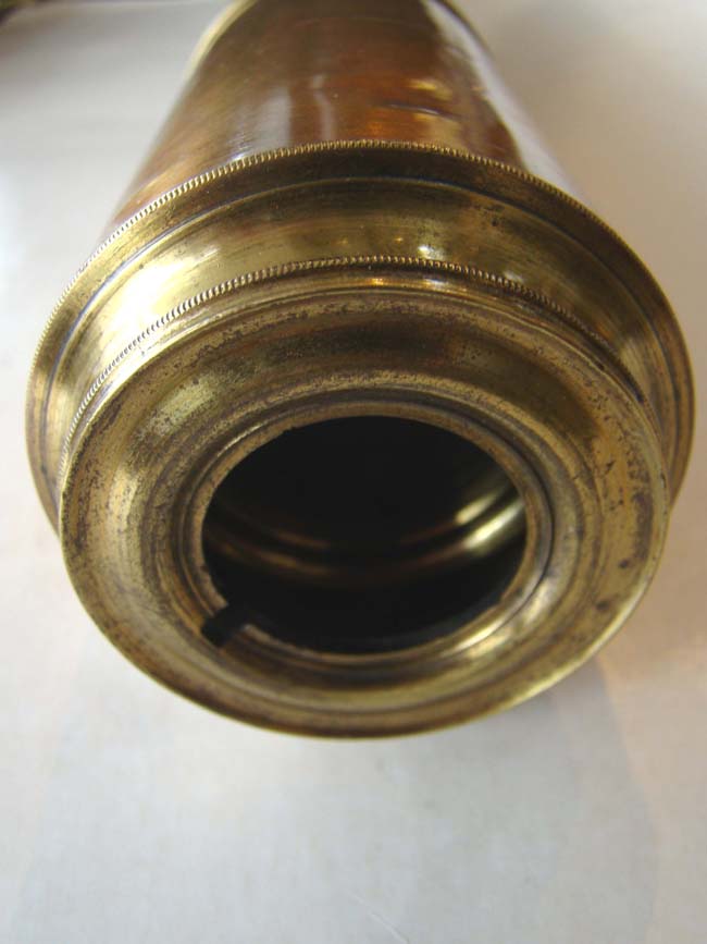 A fine antique single-draw Captain's spyglass made by Spencer & Co., London, circa 1840 — image 3