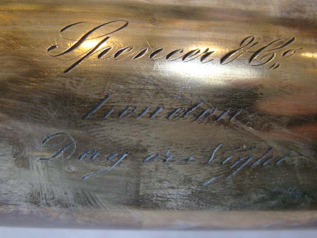 A fine antique single-draw Captain's spyglass made by Spencer & Co., London, circa 1840 — image 2