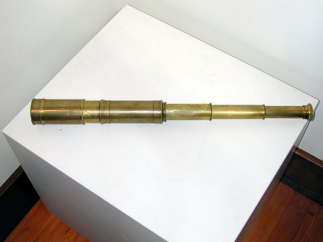 All-Brass Three-Draw Telescope Made in France c. 1890