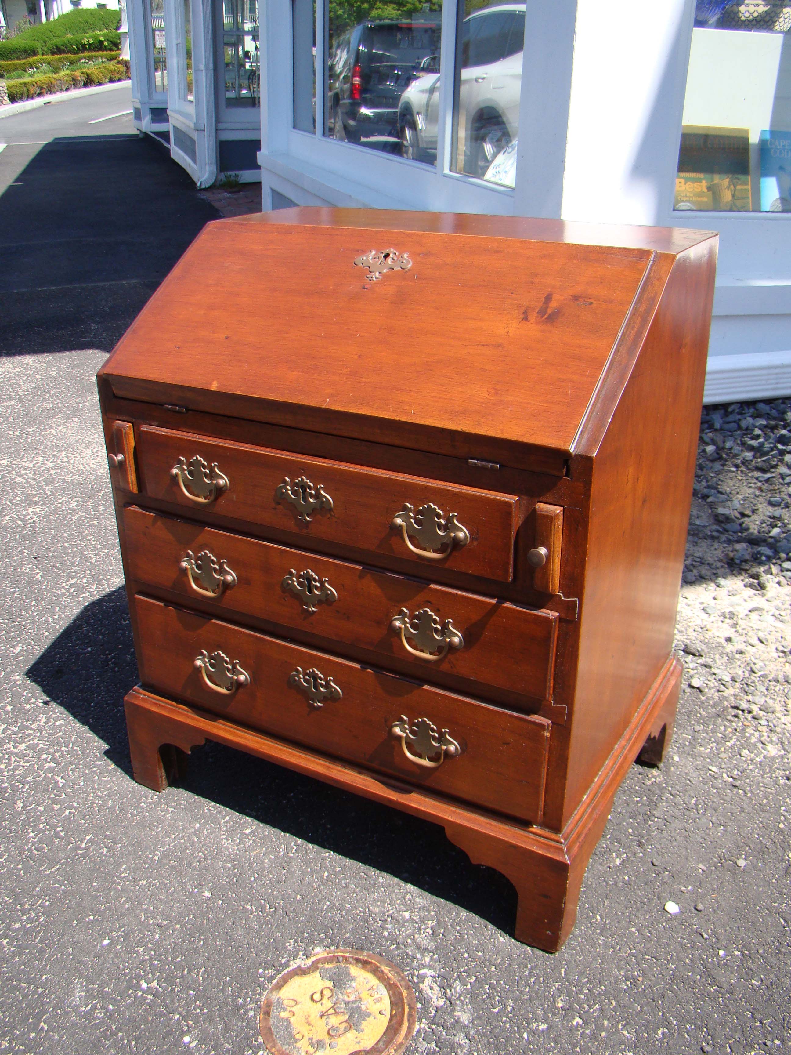 An 18th century child's slant-front desk circa 1780 previously featured on the ANTIQUES ROADSHOW