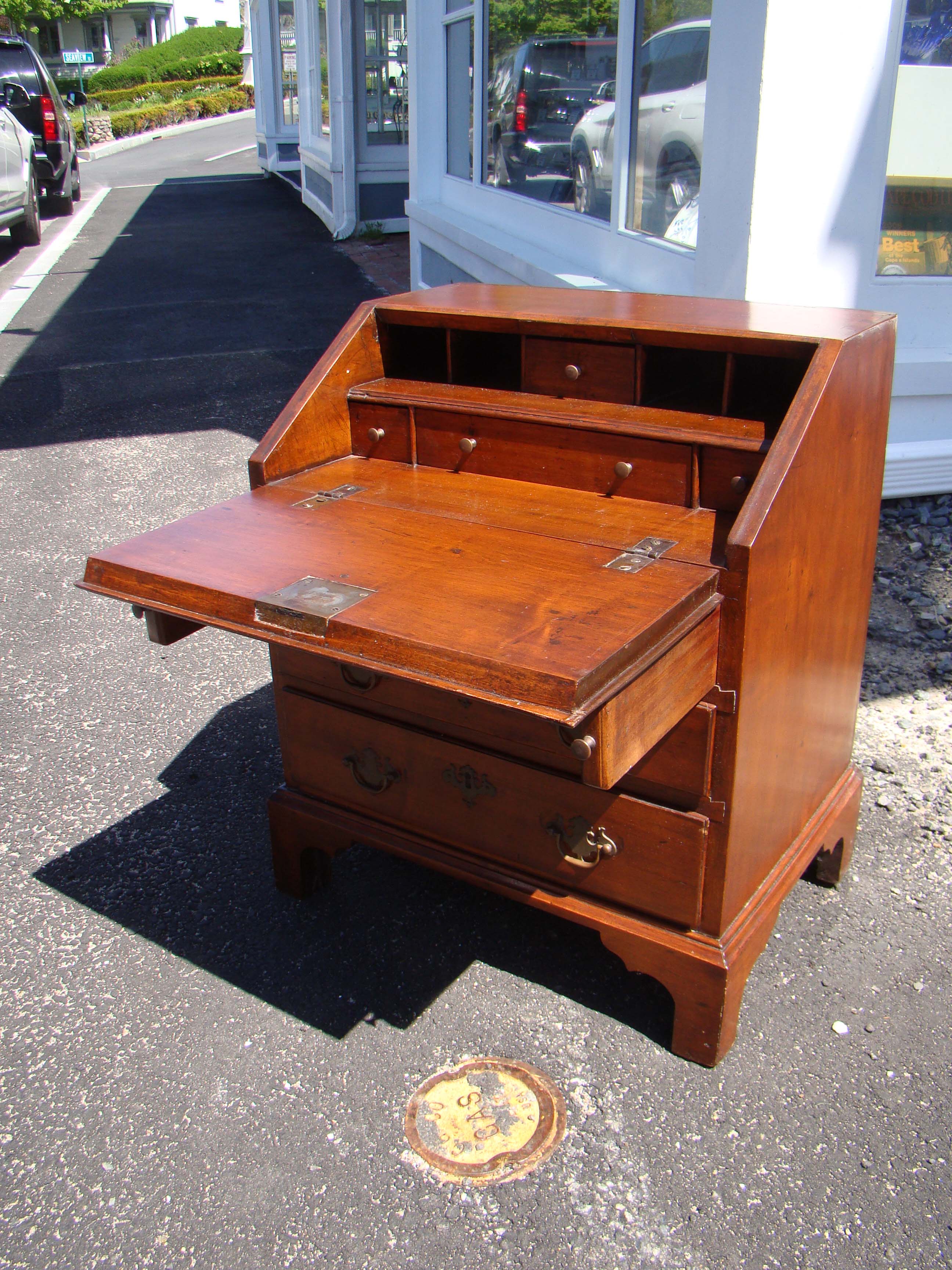 An 18th century child's slant-front desk circa 1780 previously featured on the ANTIQUES ROADSHOW — image 2
