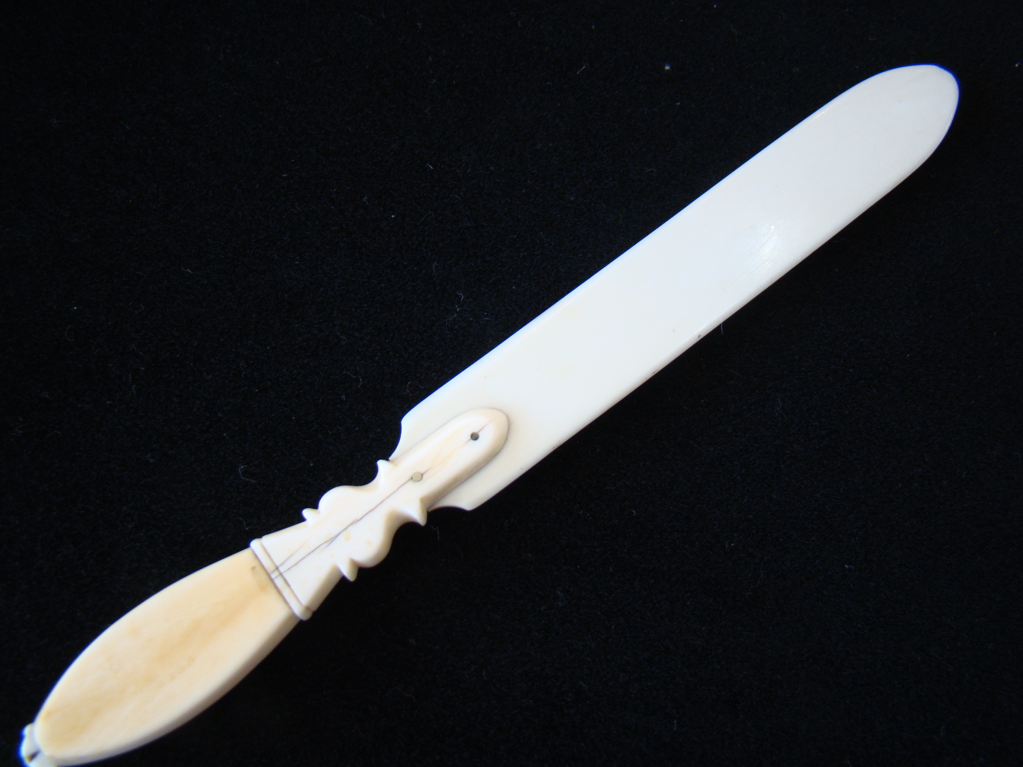 A fine 19th century whalebone letter opener