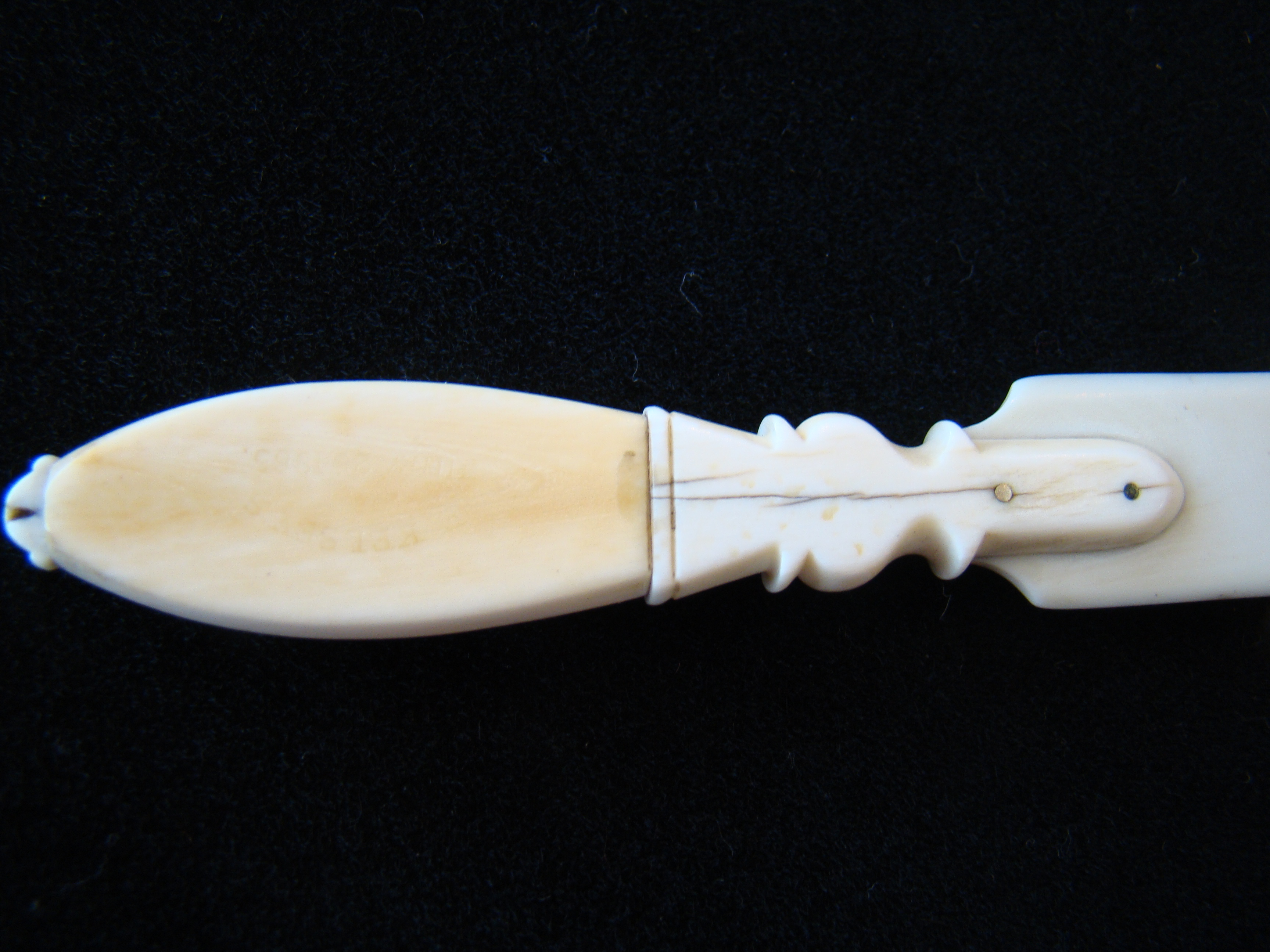 A fine 19th century whalebone letter opener — image 2