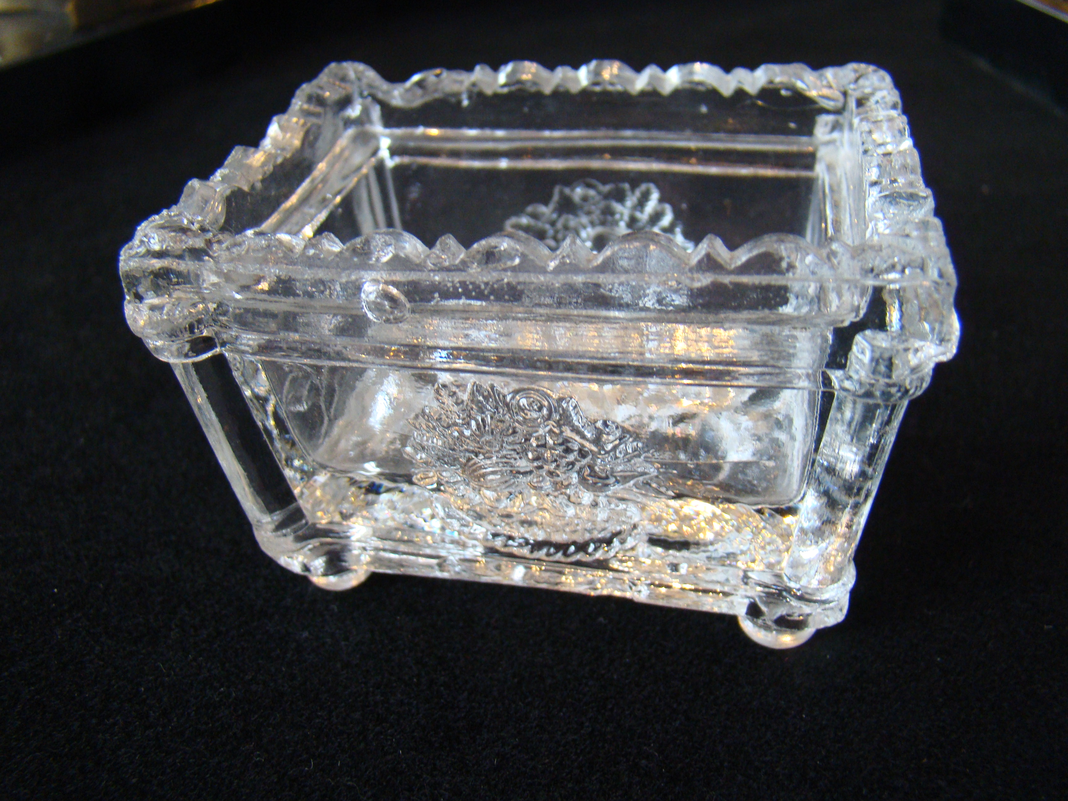 A fine and rare 19th century salt dish made by the New England Glass Company circa 1870 — image 3