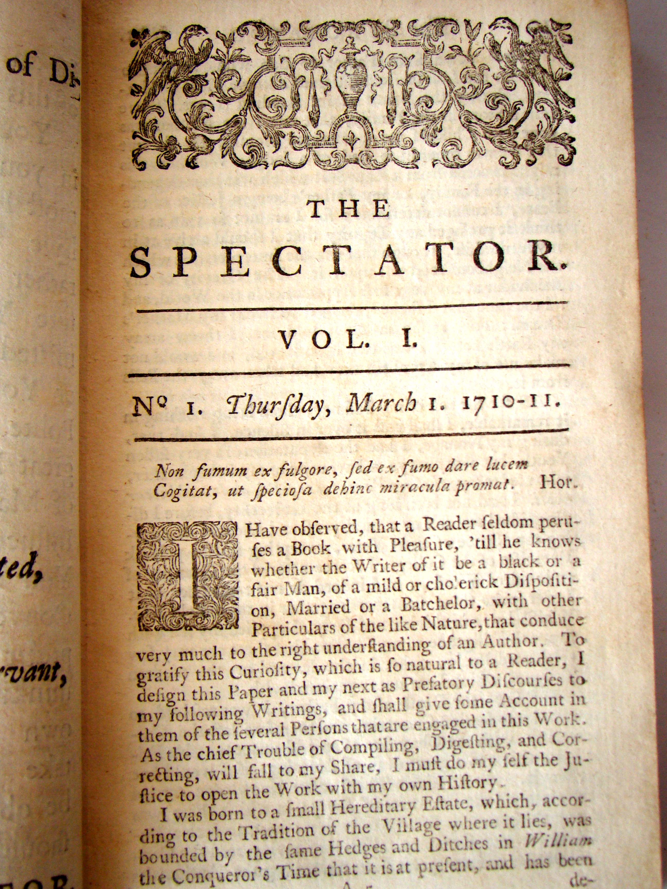 A set of seven volumes of the SPECTATOR printed for J & R Tonson, London, 1739 — image 4