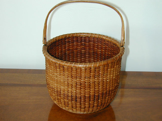 An Outstanding Nest of Two Nantucket Lightship Baskets By William Appleton Circa 1890 — image 3