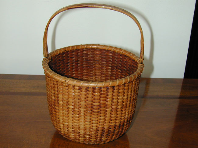 An Outstanding Nest of Two Nantucket Lightship Baskets By William Appleton Circa 1890 — image 4