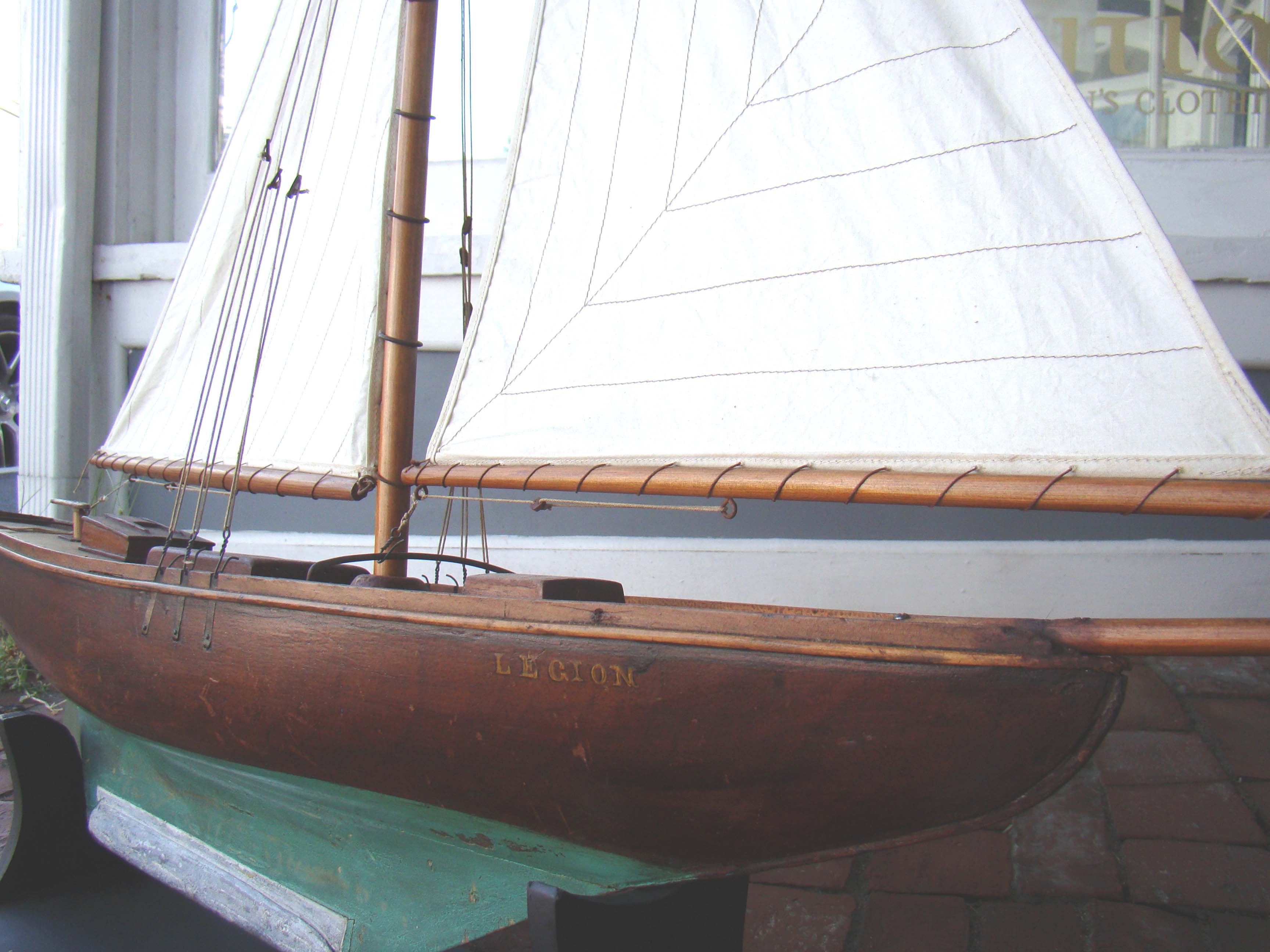 A vintage Pond Boat with the name "Legion" circa 1910 — image 2