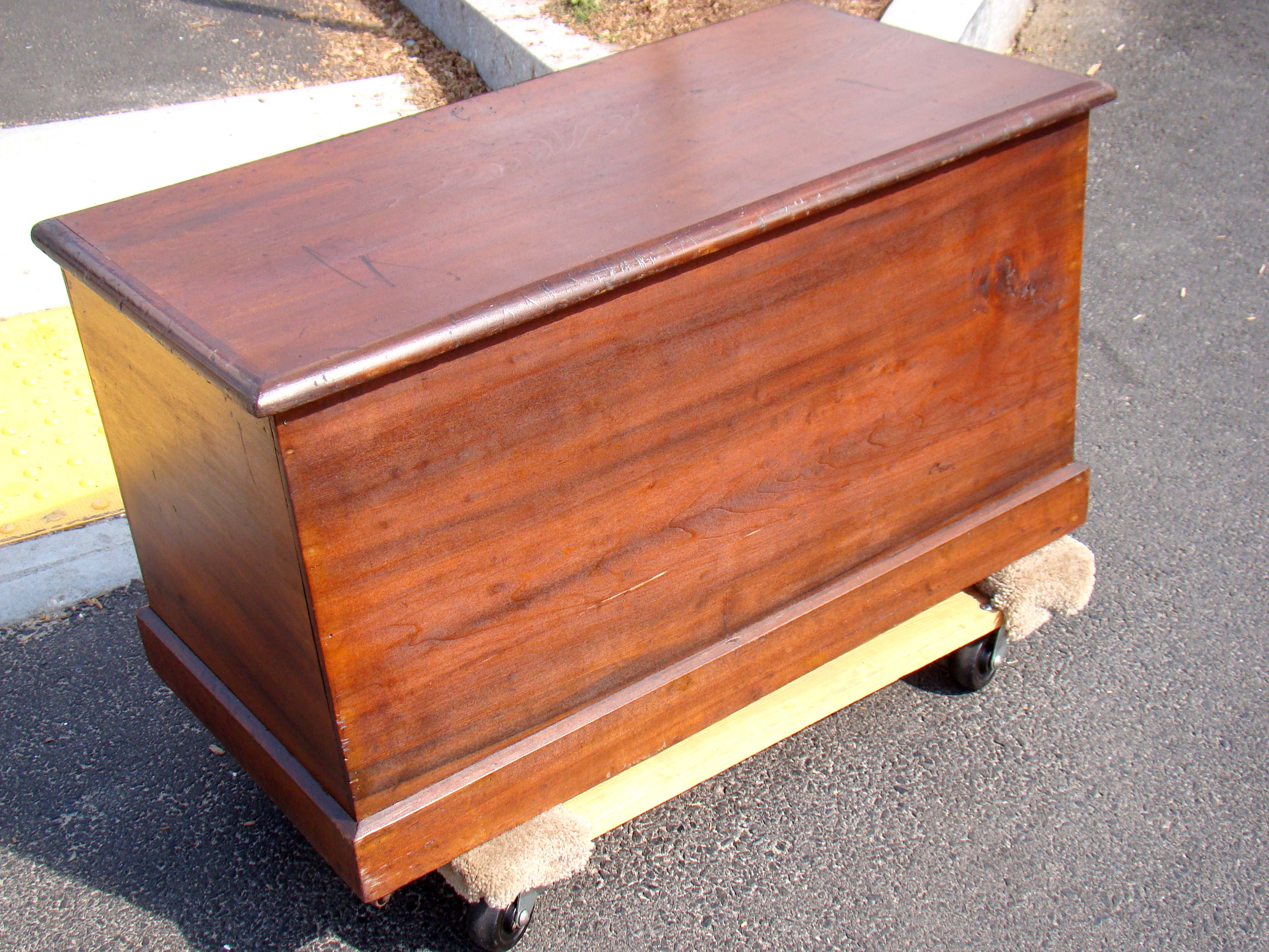 A 19th century Pennsylvania blanket chest