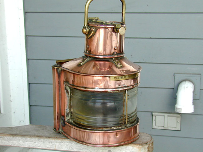 Beautiful Heavy Gauge Ships Masthead Lamp circa 1890