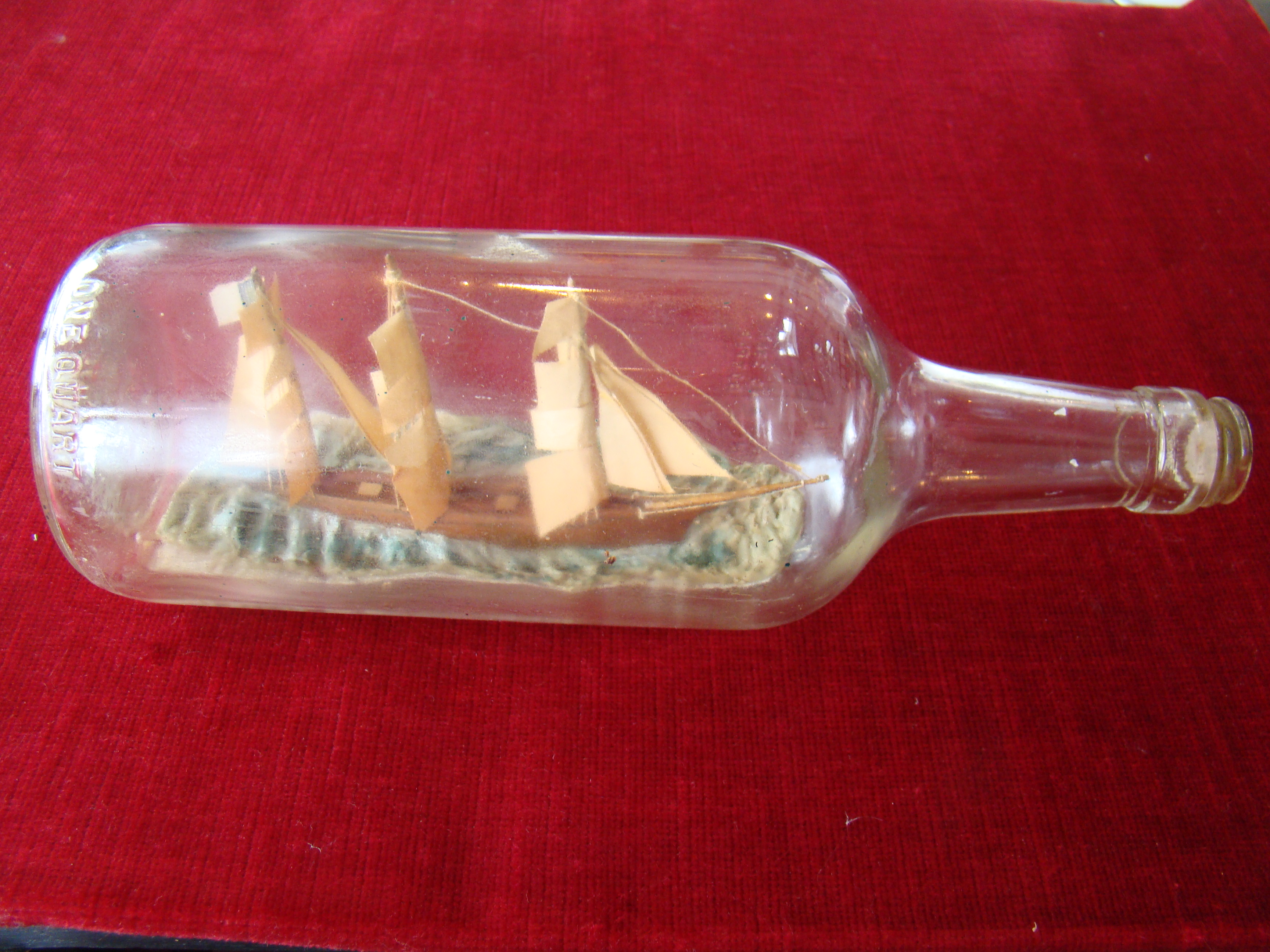 An attractive vintage "Clipper ship" in a bottle circa 1930-1940 — image 2