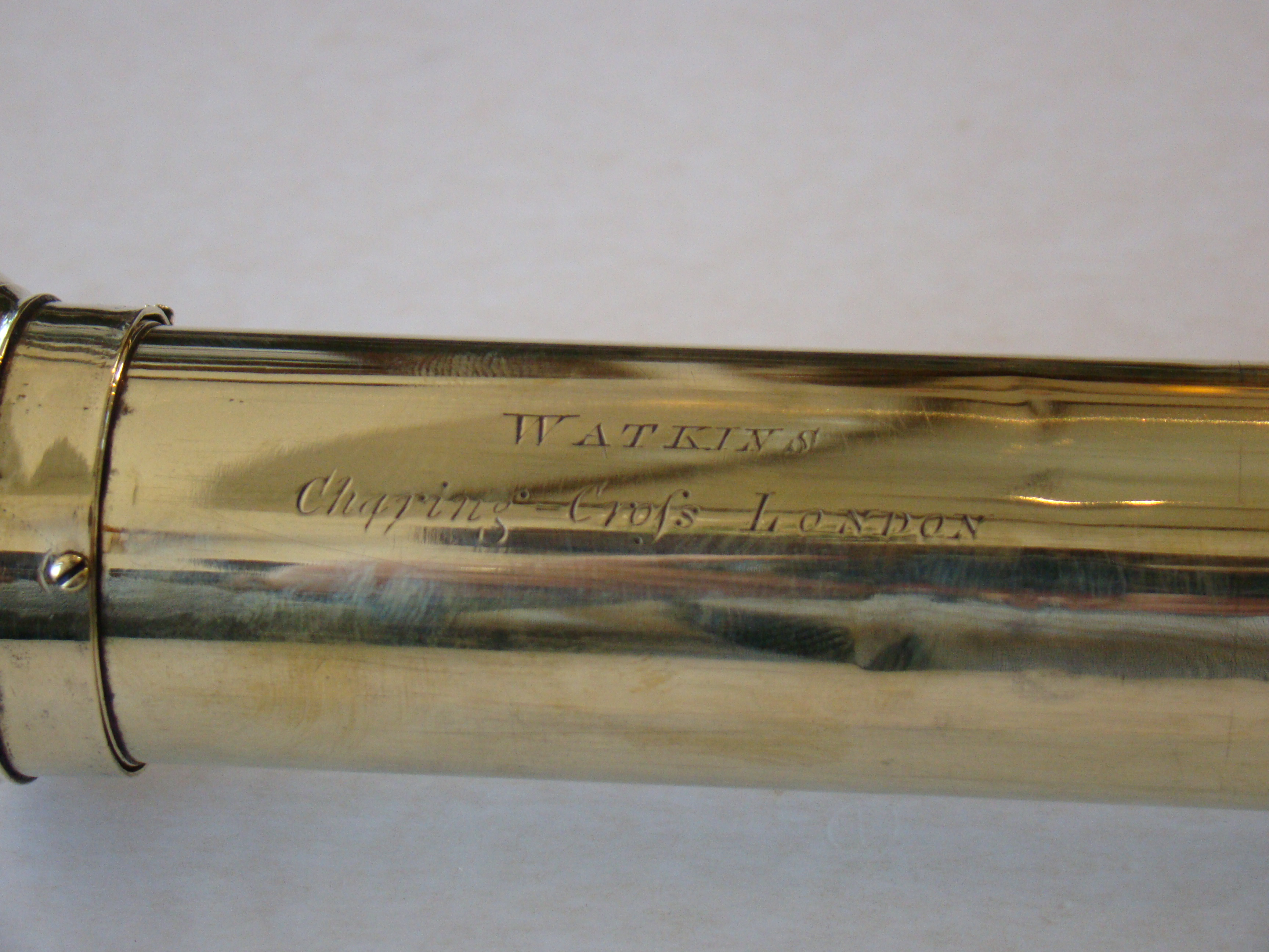 A fine 18th century four-draw telescope by Watkins of London circa 1785 — image 2