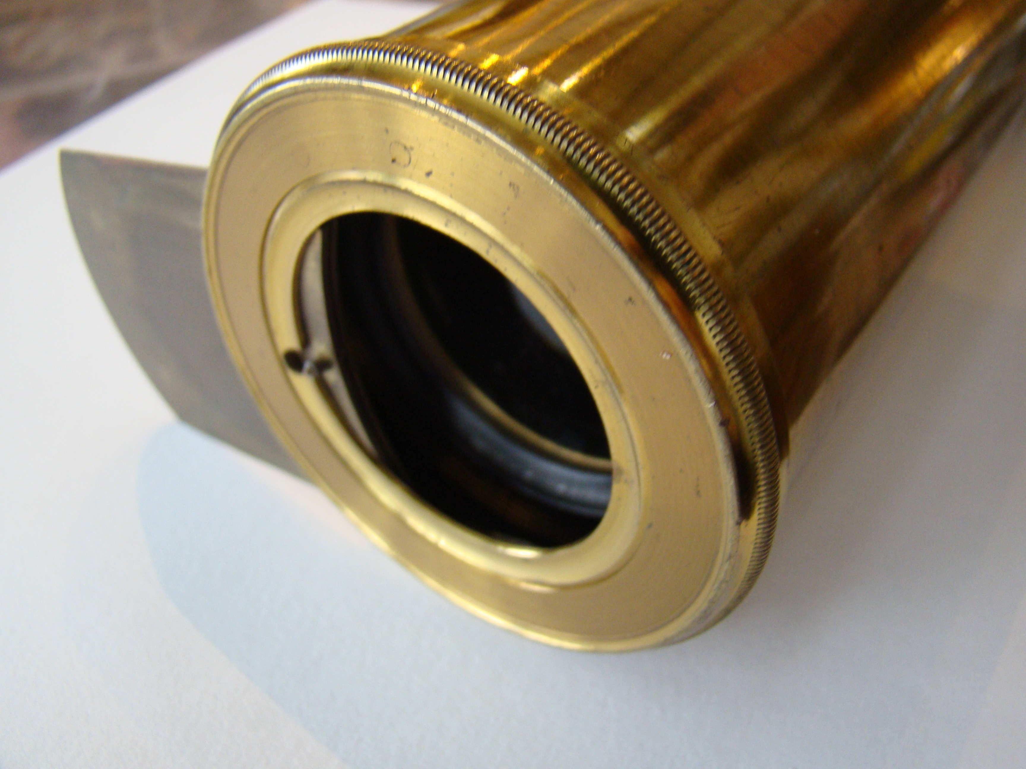 A fine 19th century mariner's two-draw telescope made by Thomas Flint of London, 1837-1848 — image 2