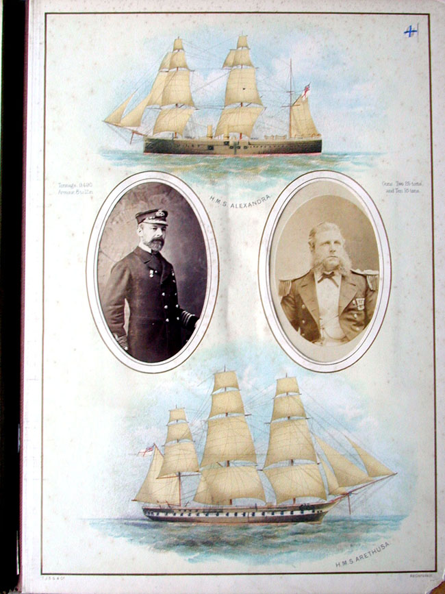 Rare 19th Century British Navy 'Nautical Album' With Wonderful Drawings and Photos