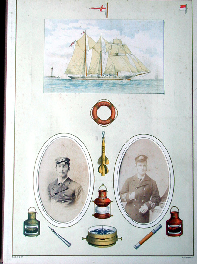 Rare 19th Century British Navy 'Nautical Album' With Wonderful Drawings and Photos — image 6