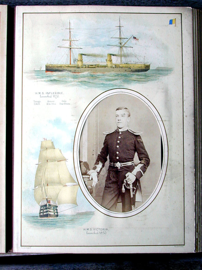 Rare 19th Century British Navy 'Nautical Album' With Wonderful Drawings and Photos — image 7