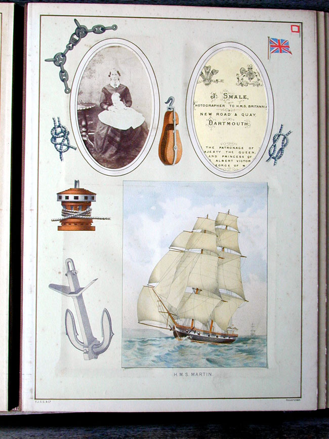 Rare 19th Century British Navy 'Nautical Album' With Wonderful Drawings and Photos — image 8