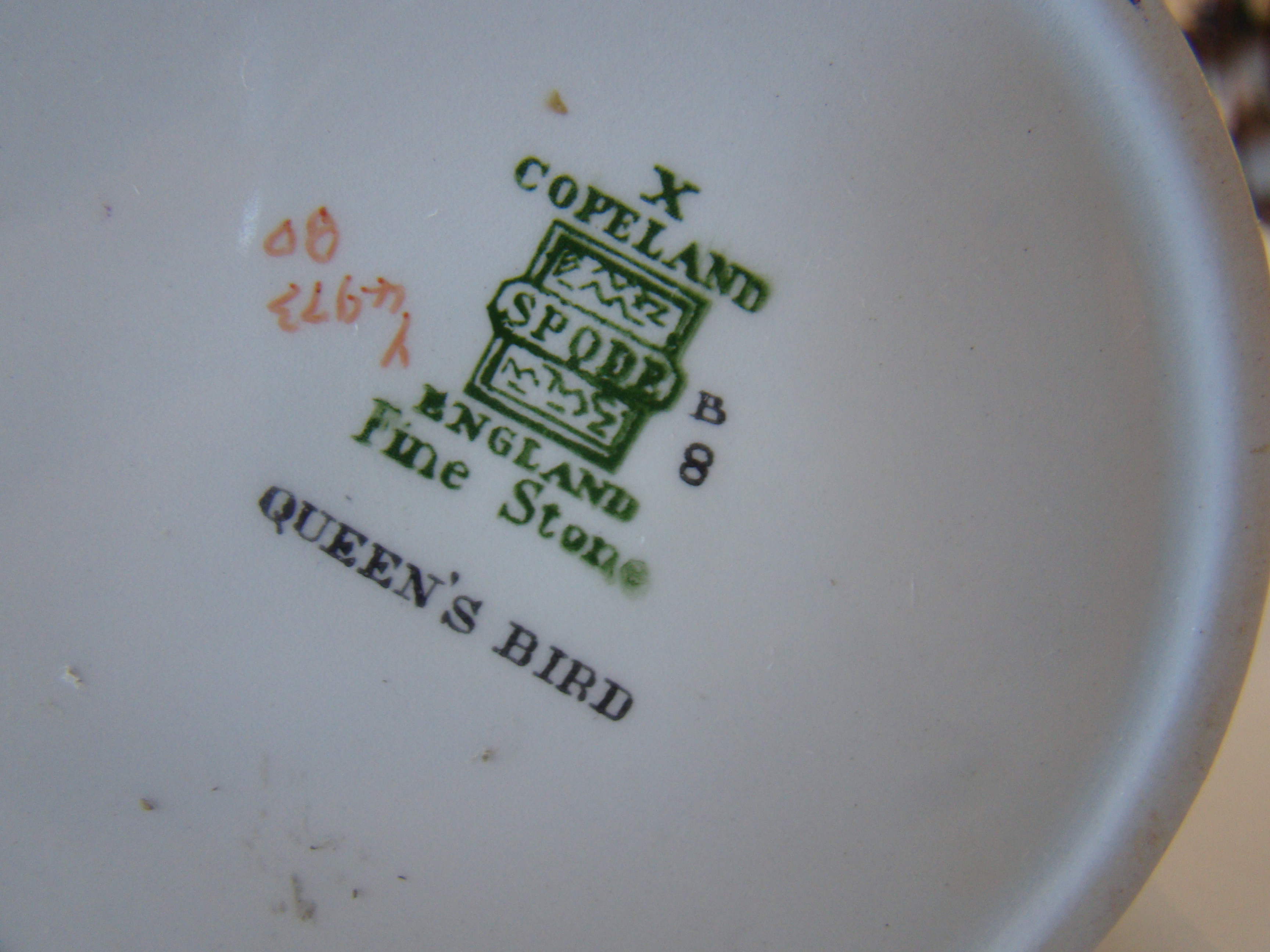 A Chinese export style pitcher in the "Queens's Bird" pattern — image 2