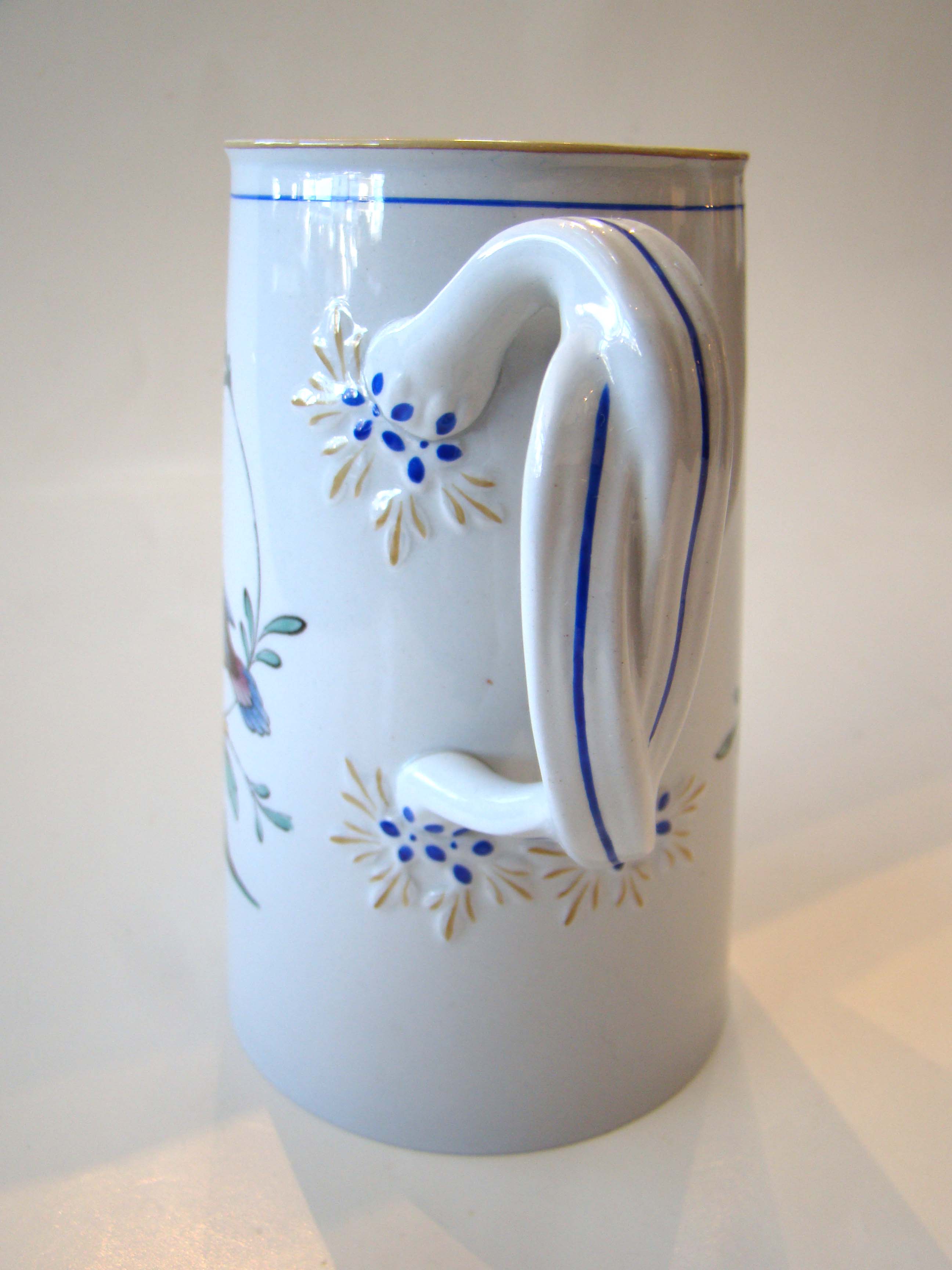A Chinese export style pitcher in the "Queens's Bird" pattern — image 3