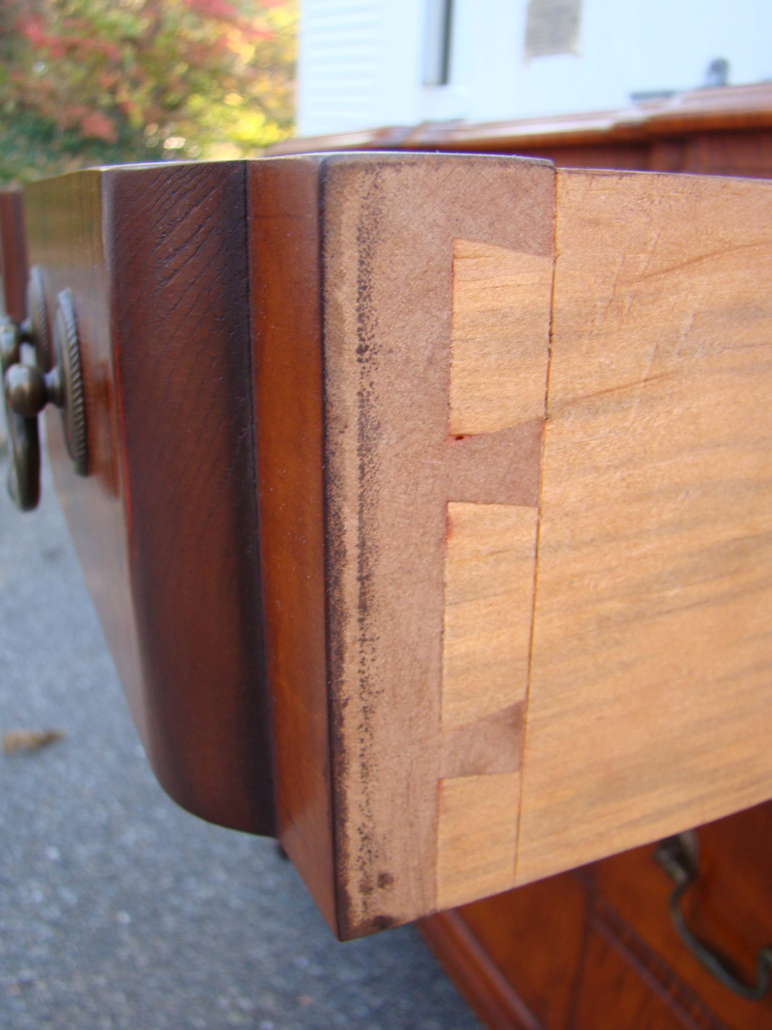 A fine 18th century 'style' tiger maple Block-Front chest made by Eldred Wheeler — image 4