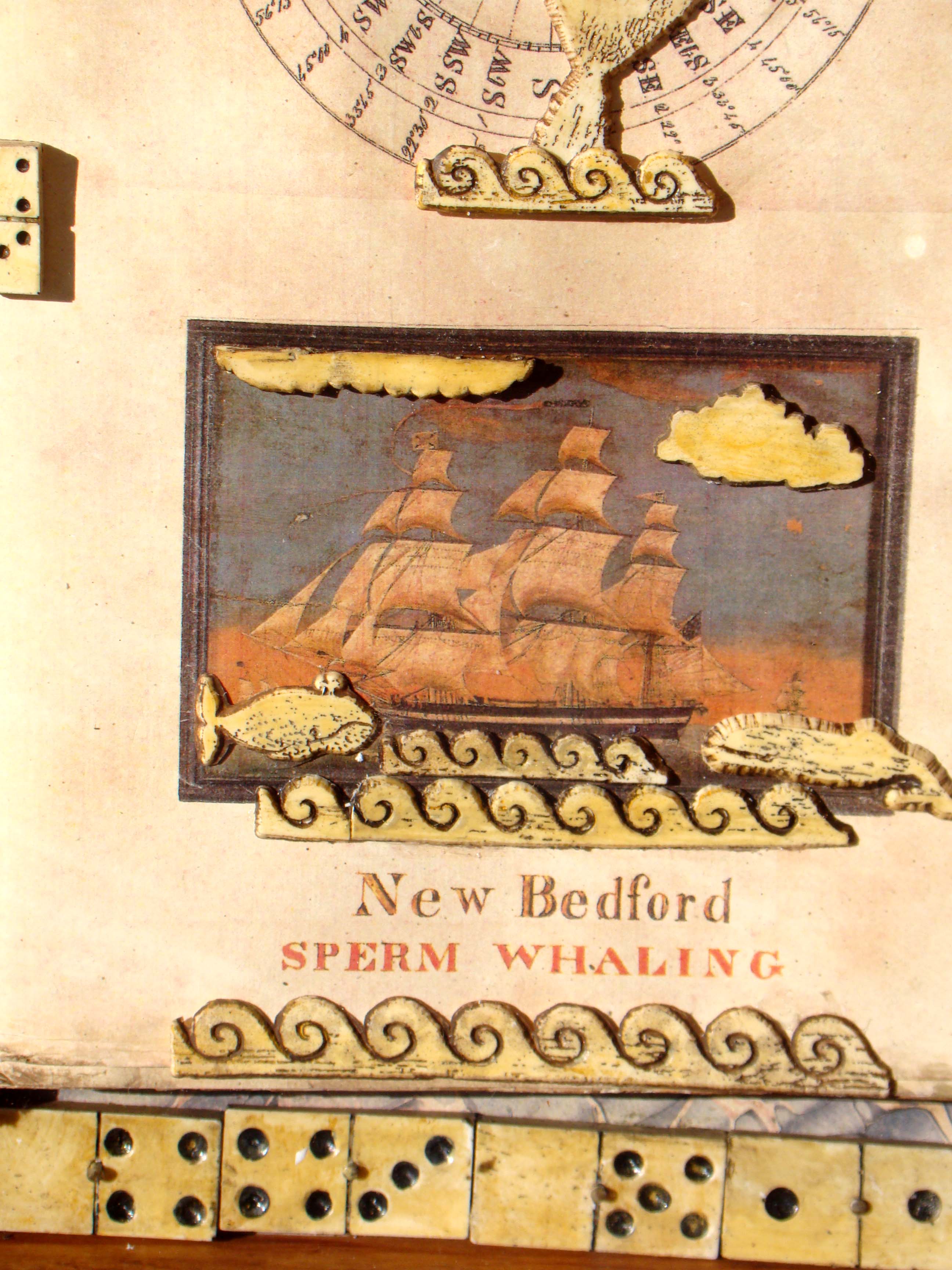 A FABULOUS CONTEMPORARY NEW BEDFORD WHALING JOURNAL SHADOW BOX created by Erik Erikson. — image 3