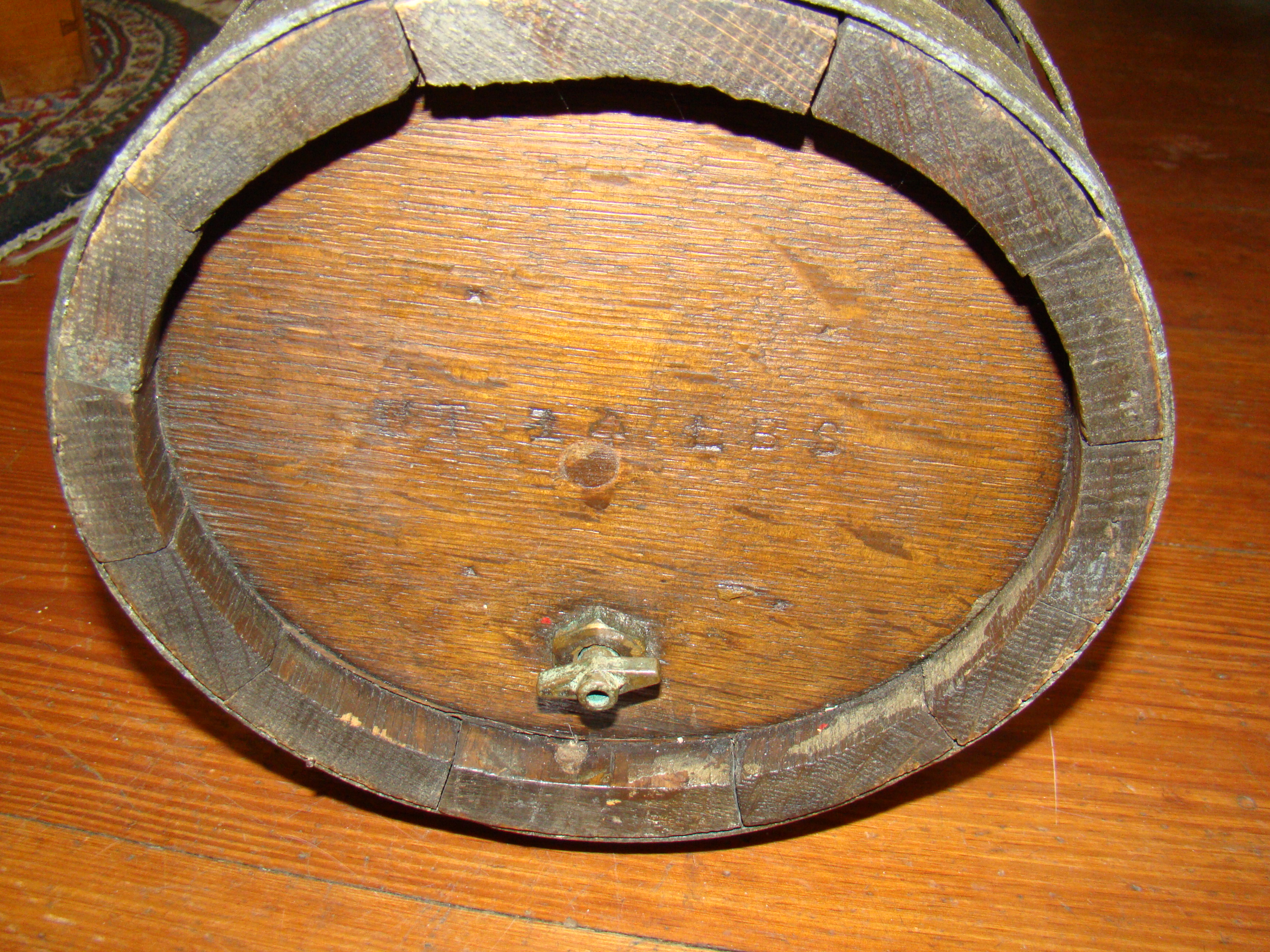 A 19th century Ships' cask possibly used for rum or grog. — image 3