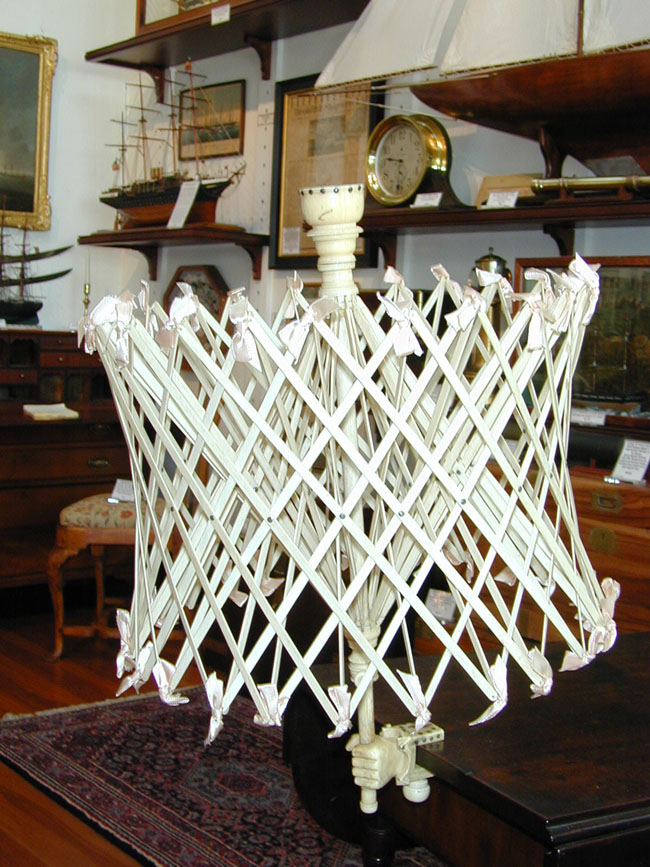 The Finest 19th Century Cased Sailor-Made Whale Ivory and Whalebone Swift on the market today!