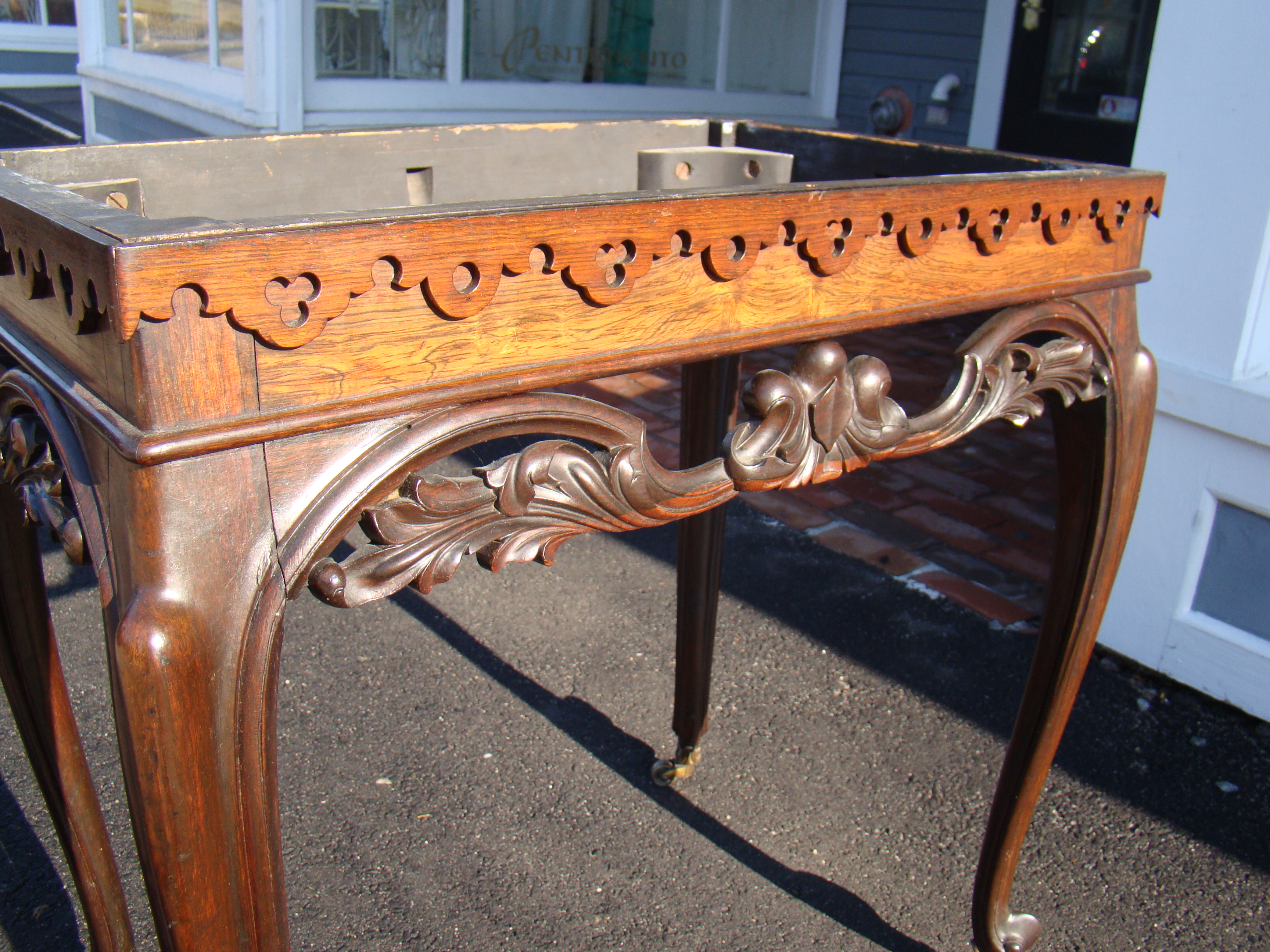 An attractive 19th century marble top table — image 2