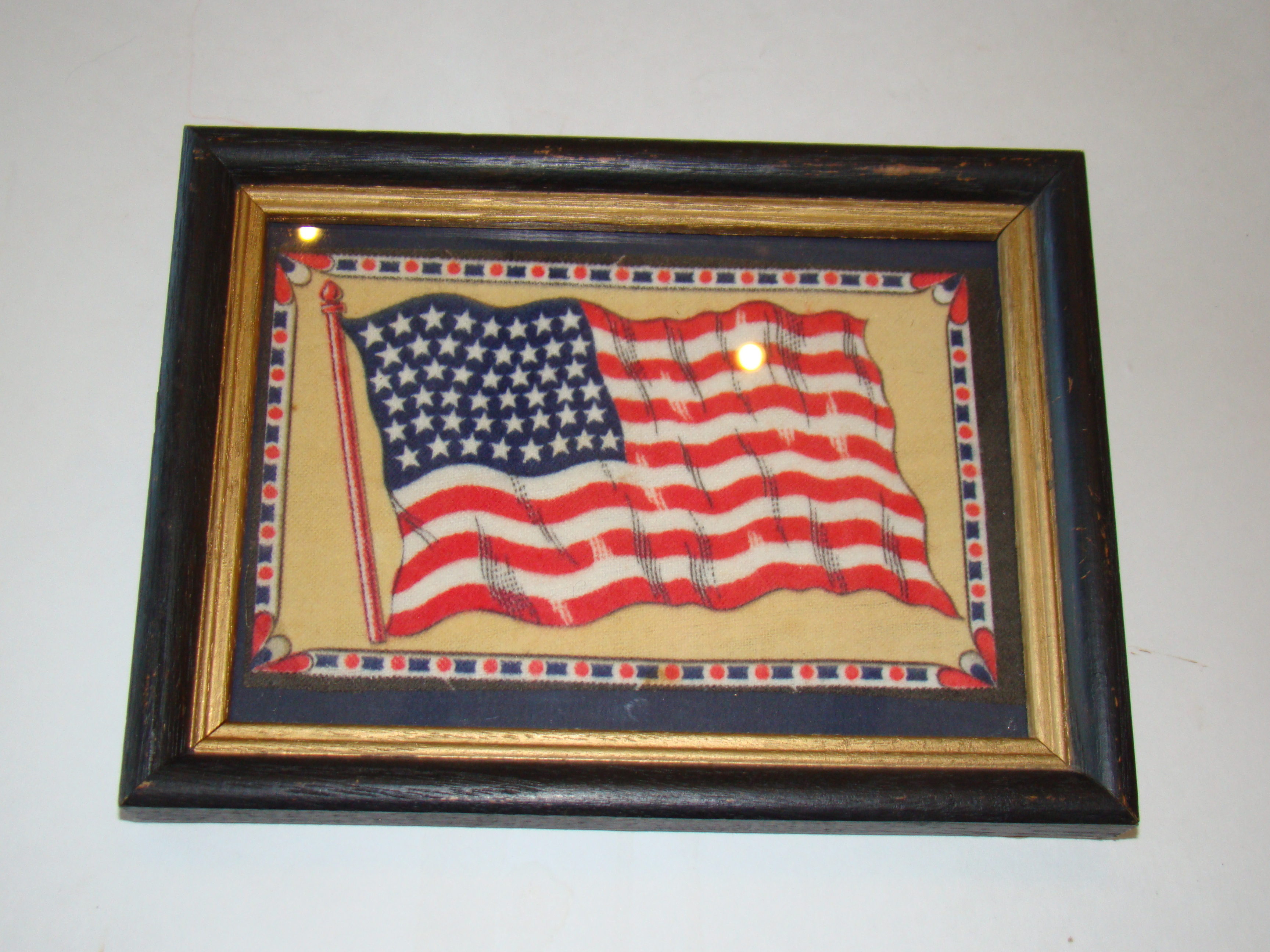 A charming small 48 star flag circa 1912