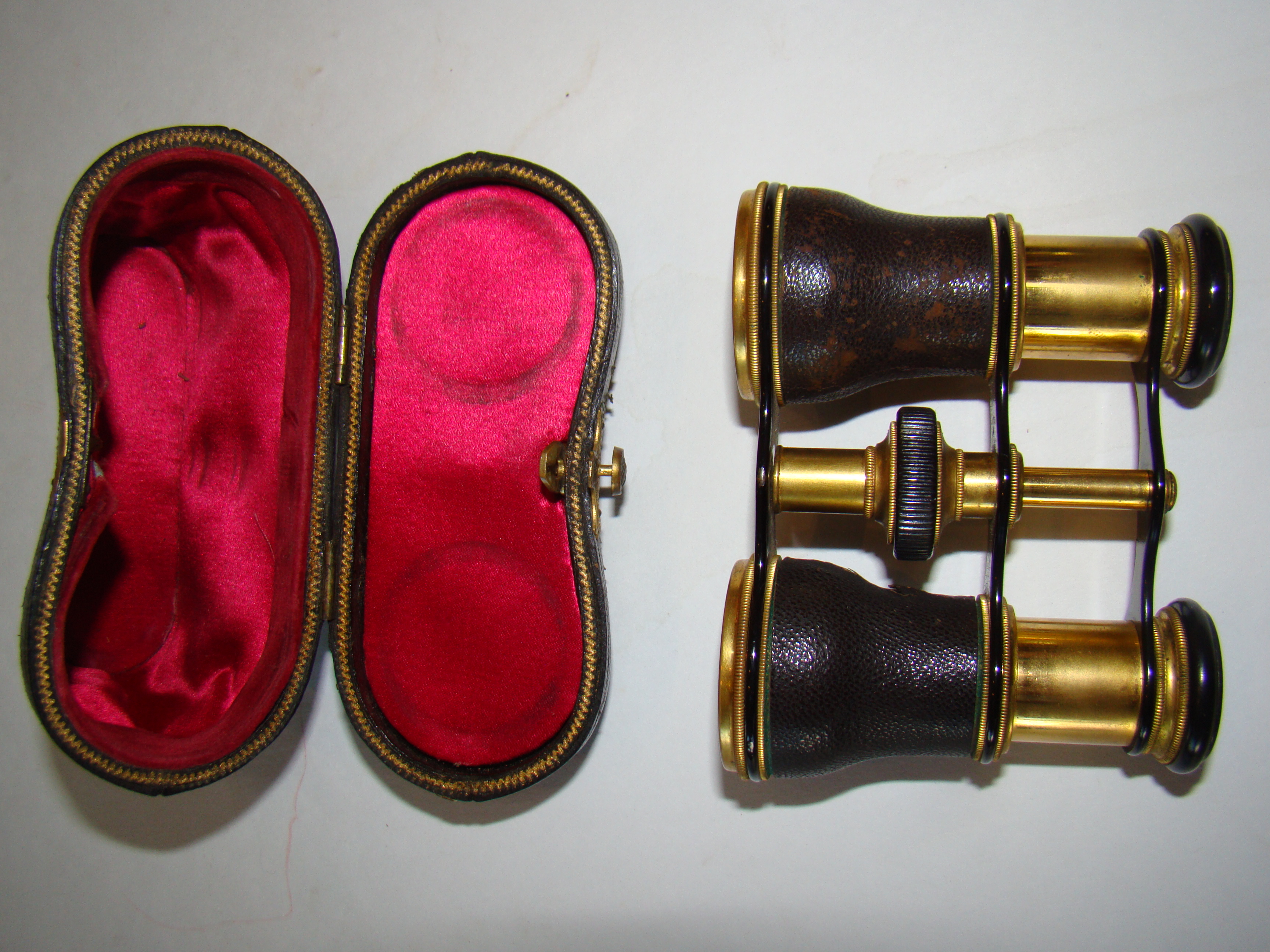 A very nice pair of French opera glasses made by LeMaire of Paris circa 1890