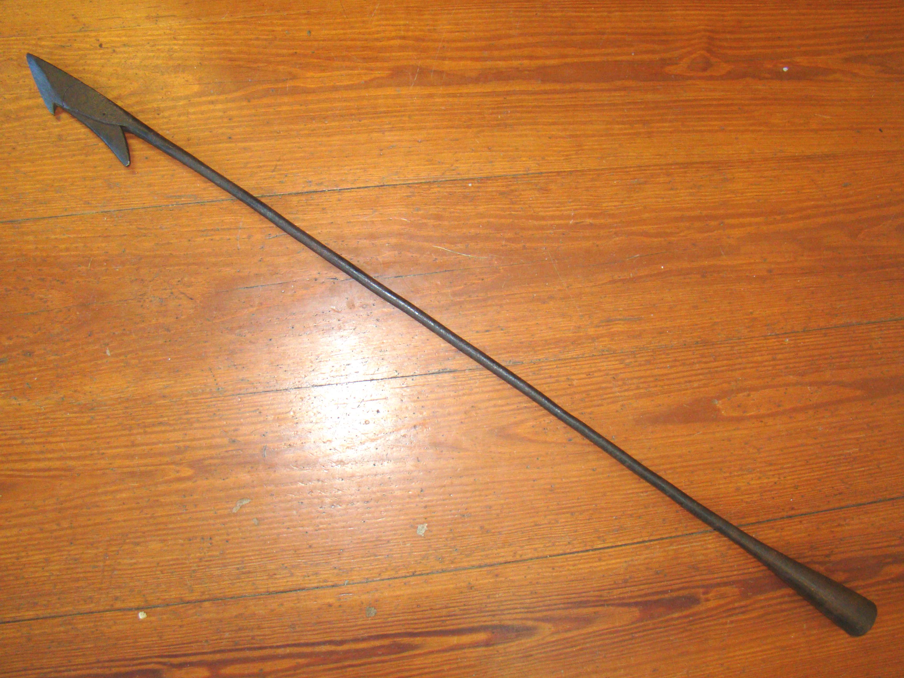 A Temple-style Toggle-head Harpoon from the whaleship "Martha" circa 1857
