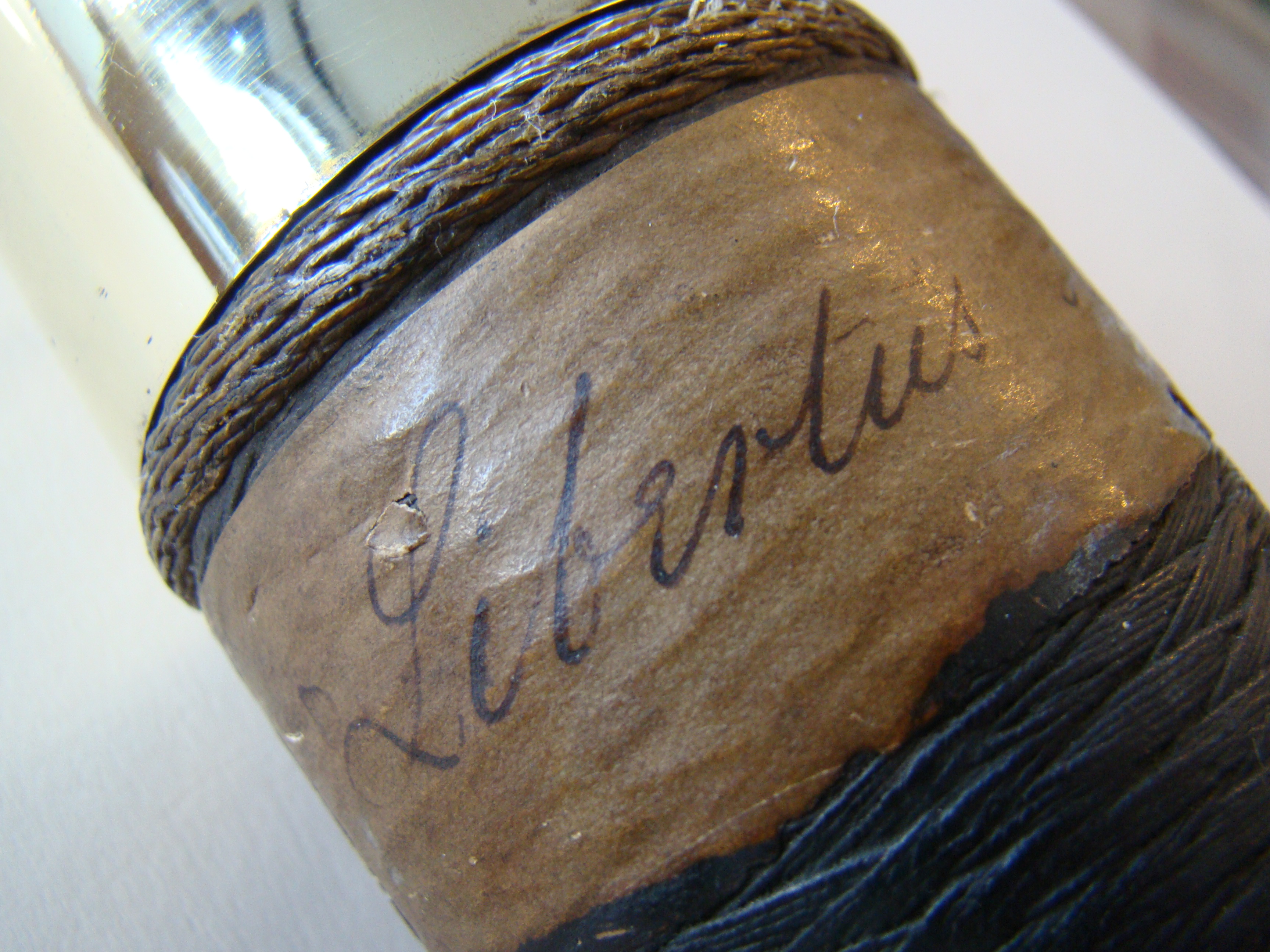 A fine 19th century French single-draw Captain's telescope with inscription circa 1860 — image 4