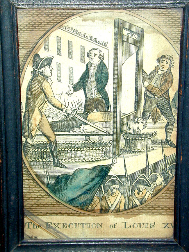 A Rare Set of  6 Engravings Showing the Execution of King Louis XVI of France in 1793 — image 3