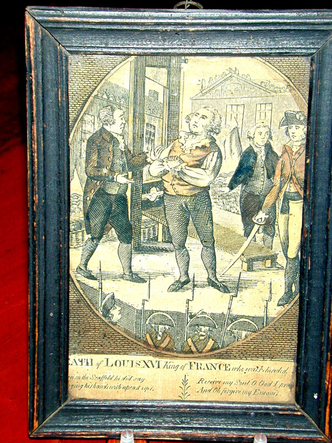 A Rare Set of  6 Engravings Showing the Execution of King Louis XVI of France in 1793 — image 4