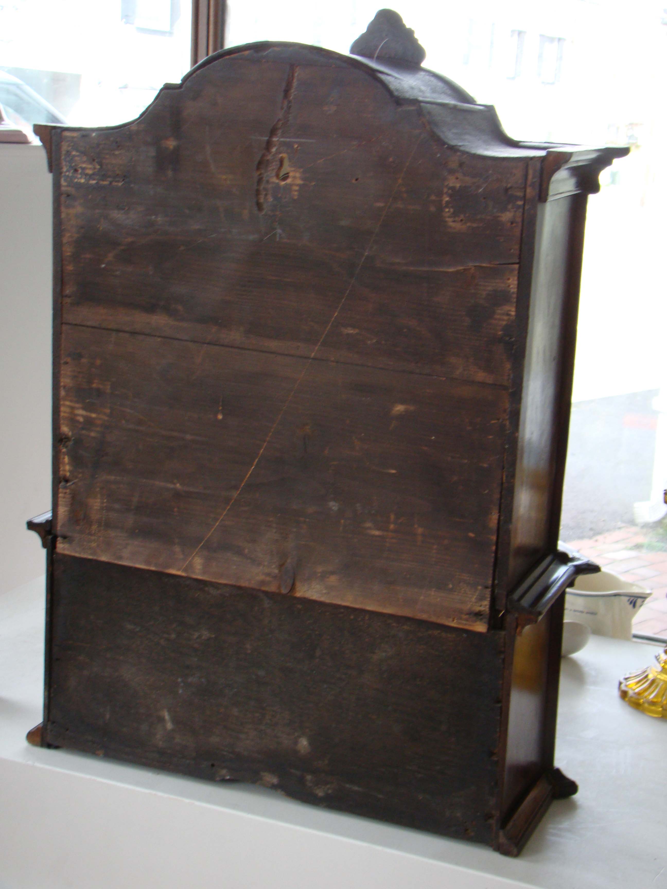 A charming miniature 18th century Dutch walnut display cabinet circa 1750 — image 4