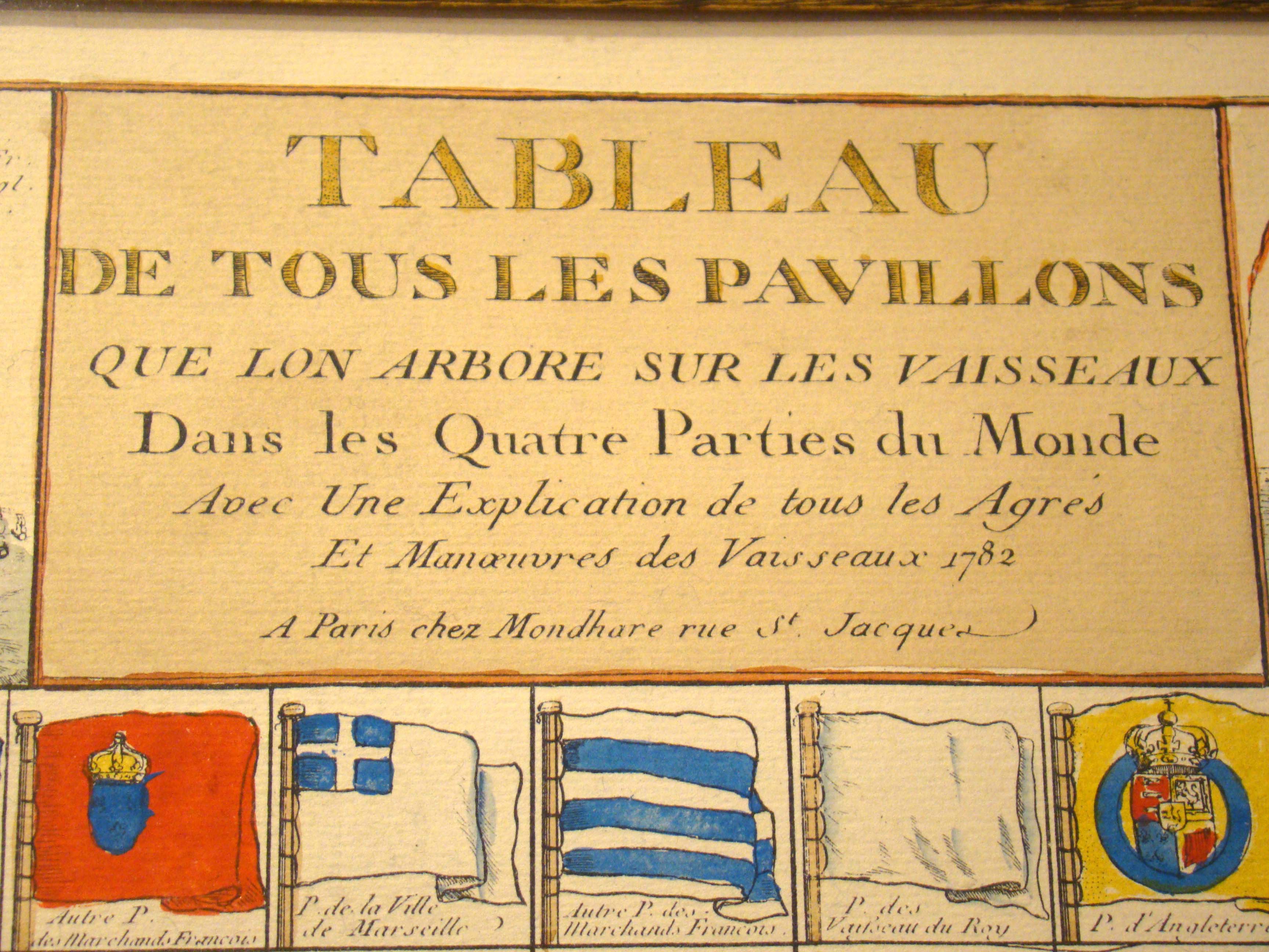 A beautiful 20th century print of the famous French naval map originally published in 1782 — image 6