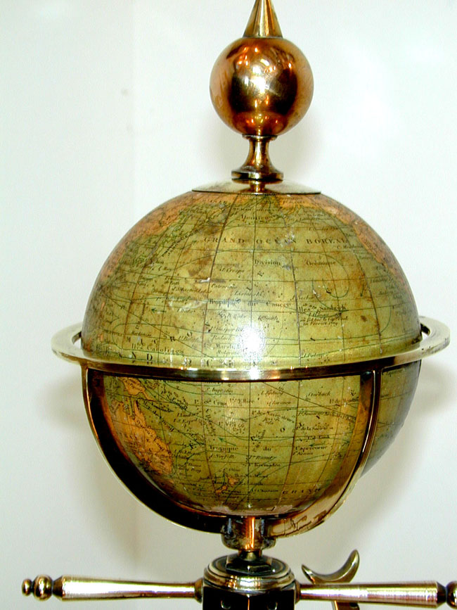 Outstanding Nautical Clock and Barometer Set With Globe Circa 1880 — image 6