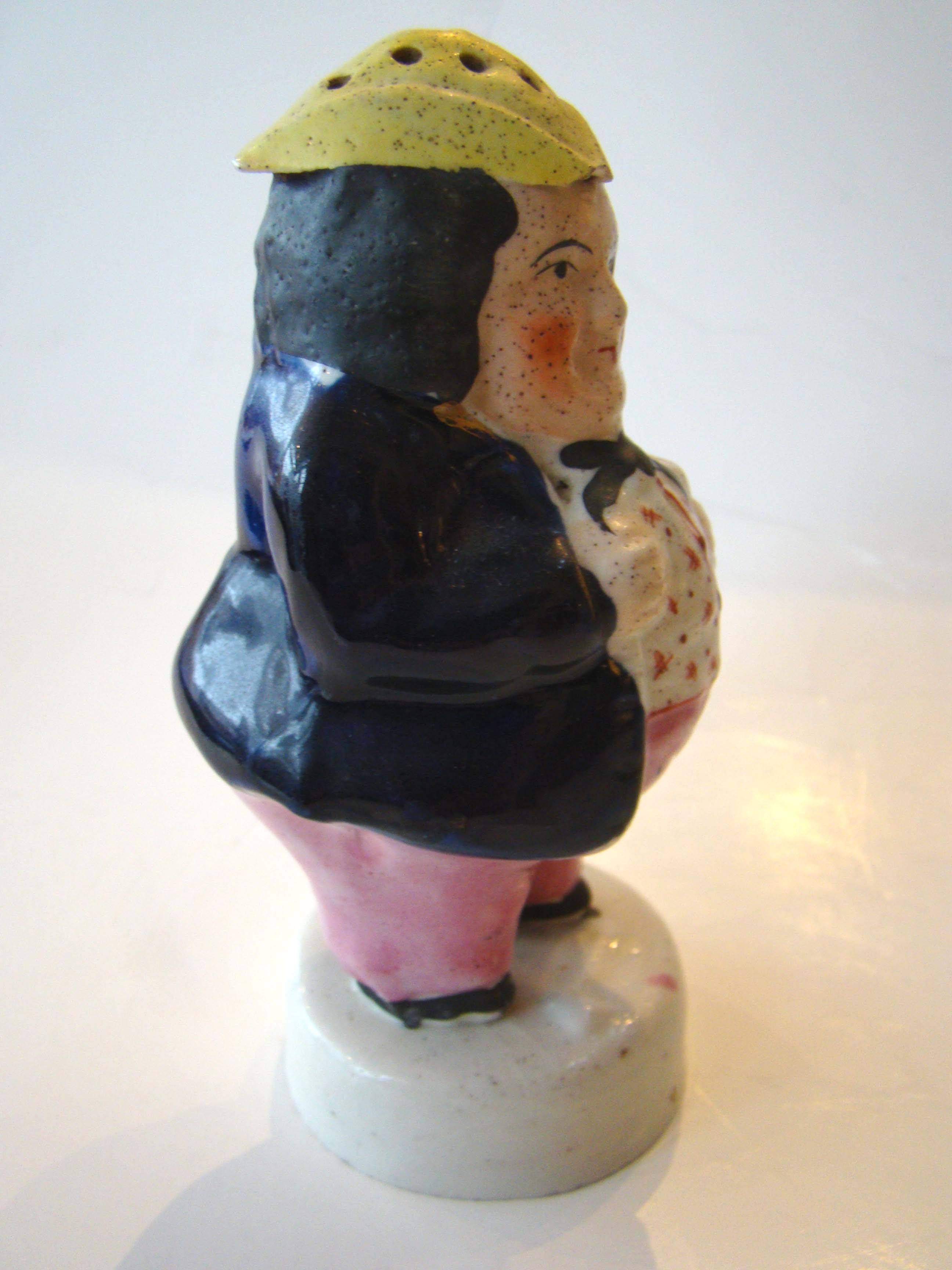 A fine and rare collection of four late 18th or early 19th century hand painted English Toby tablewares. — image 6