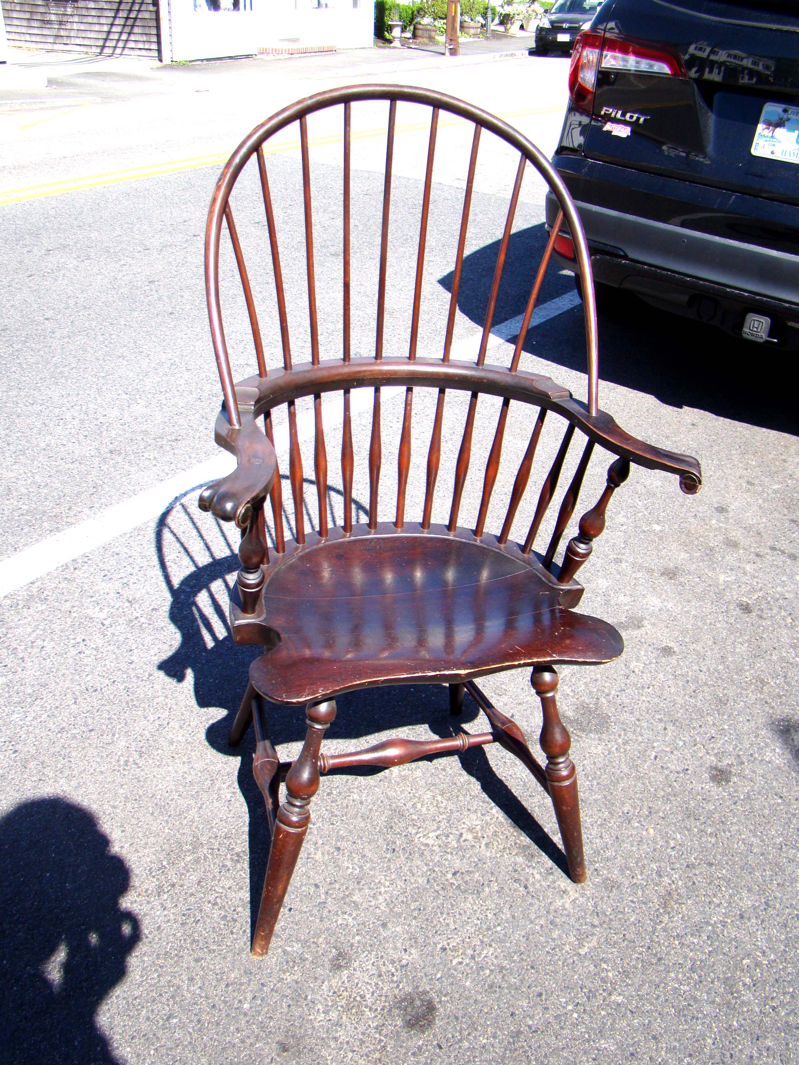 A fine Wallace Nutting Colonial style Winsor Armchair made circa 1925