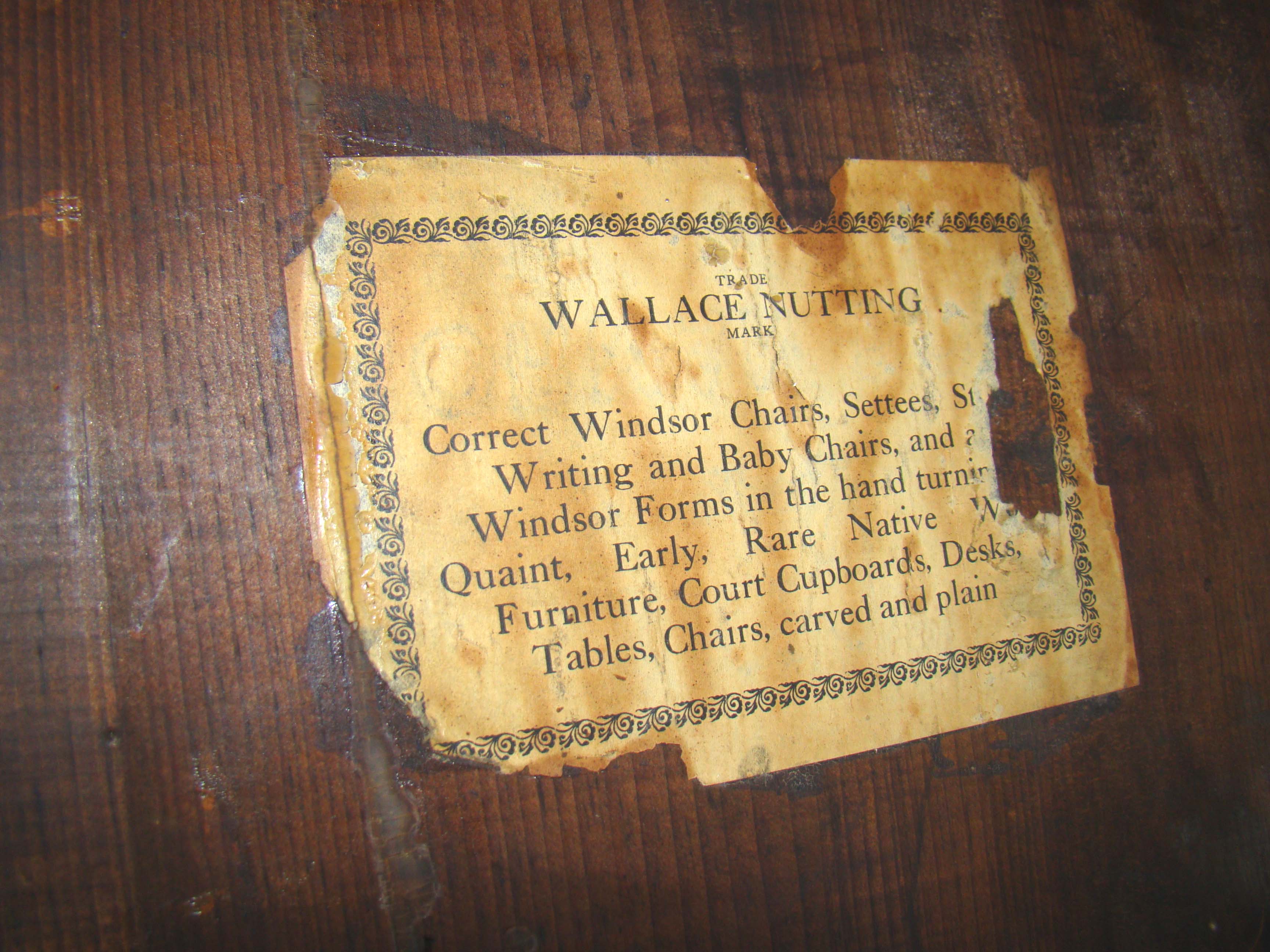 A fine Wallace Nutting Colonial style Winsor Armchair made circa 1925 — image 3