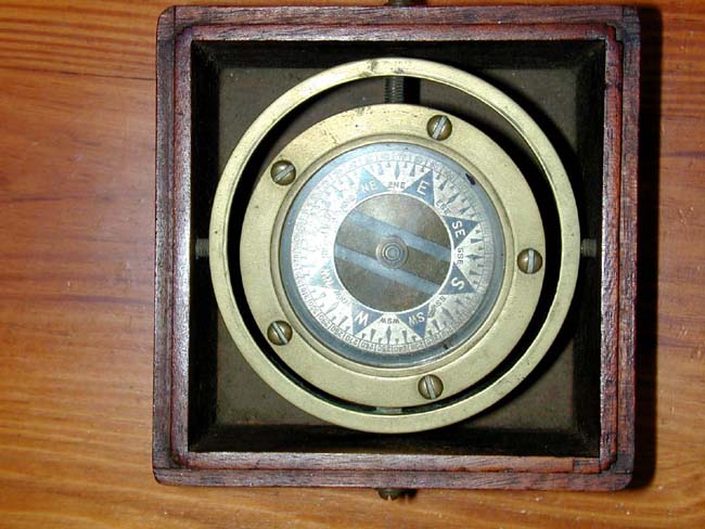 Late 19th Century Cased Lifeboat Compass — image 4