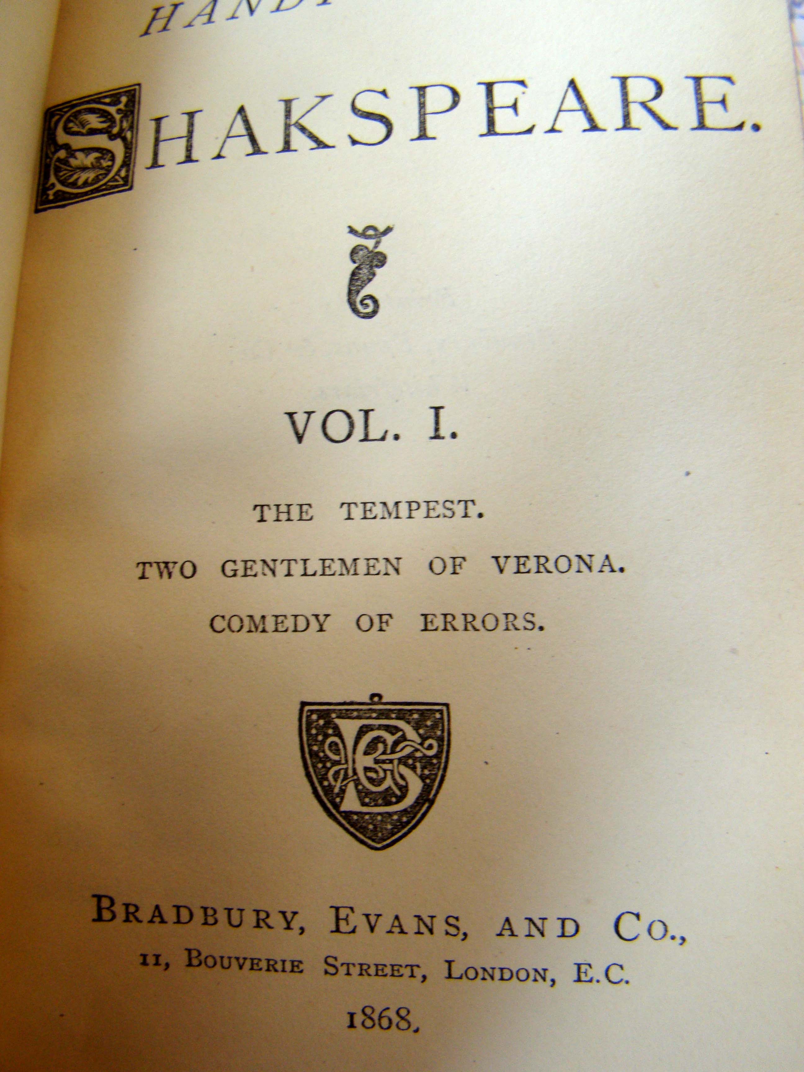 The Complete Works of William Shakespeare in 13 miniature volumes complete with its' original case published by Bradbury, Evans & Co., London 1868 — image 3