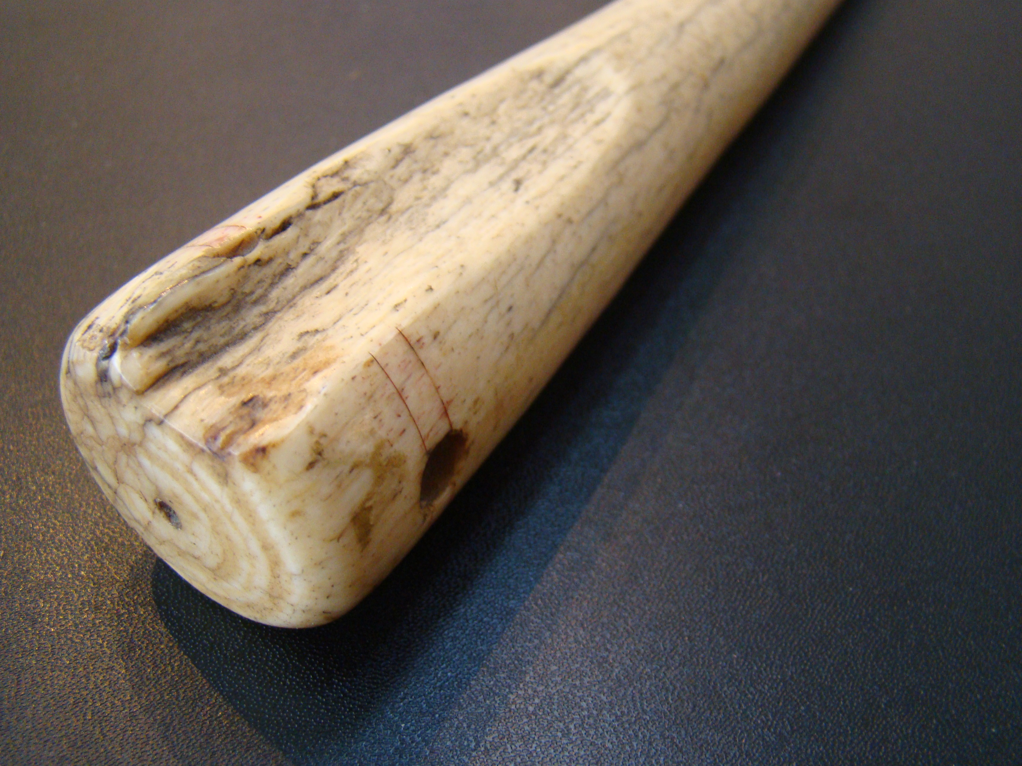 A large 19th century sailor-made whalebone fid — image 2