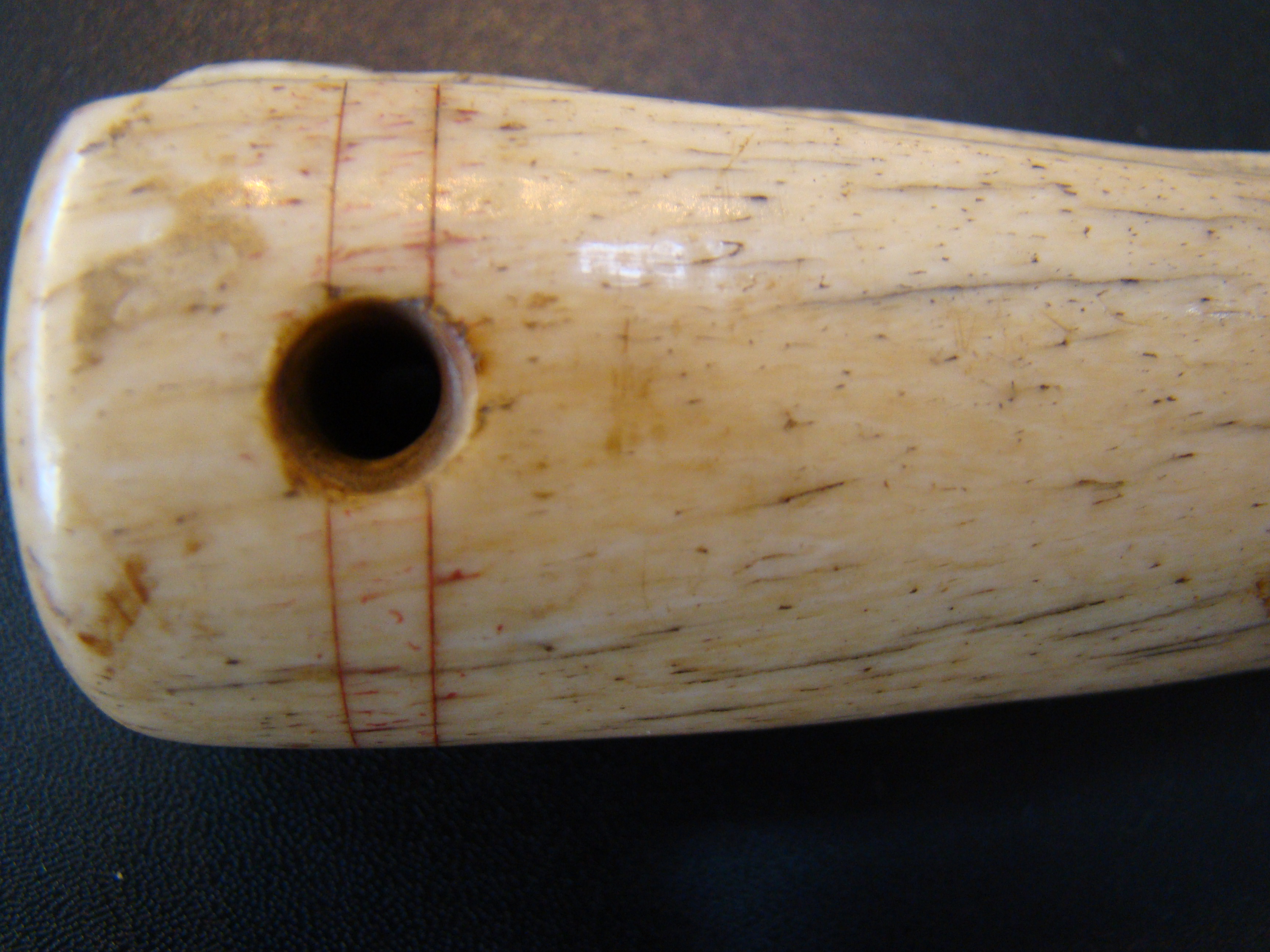 A large 19th century sailor-made whalebone fid — image 3
