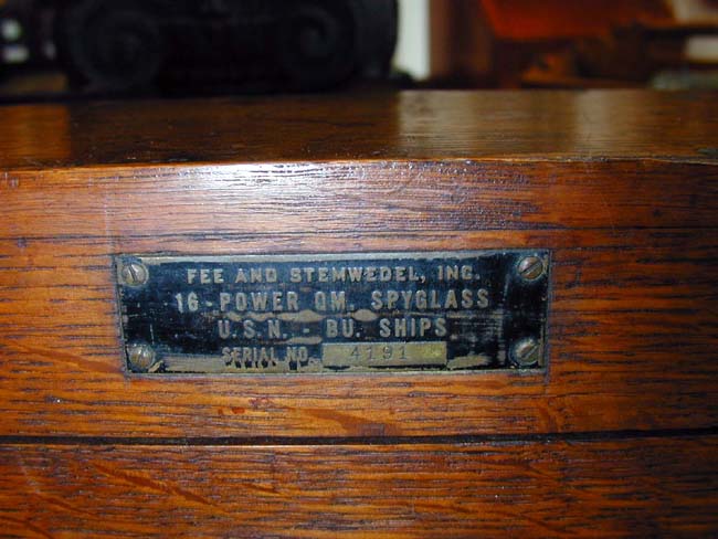 Outstanding Cased U.S.Navy Telescope Dated 1939 — image 3