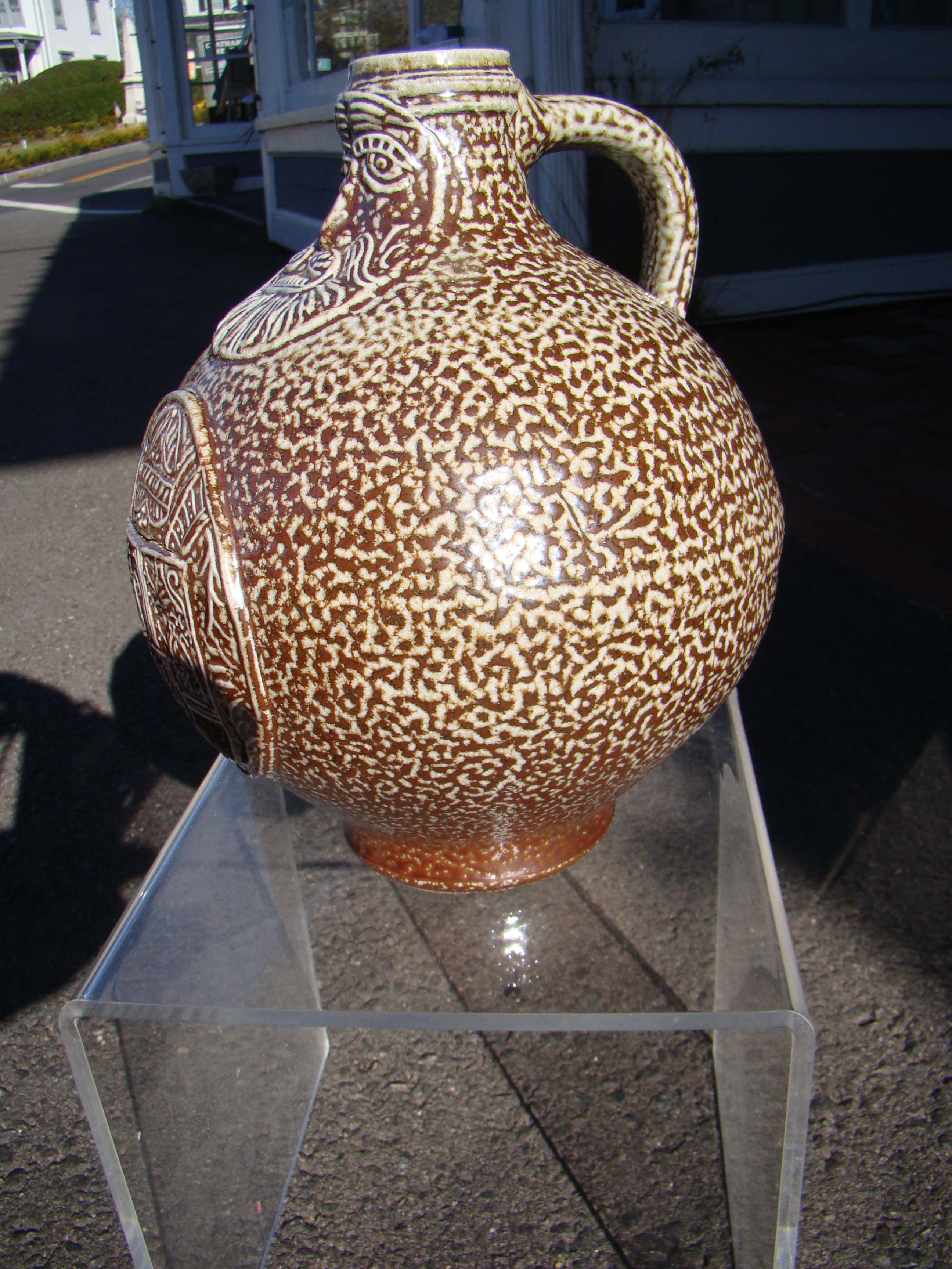 A fine replica of an early 17th century Bellarmine Bartmann jug — image 2